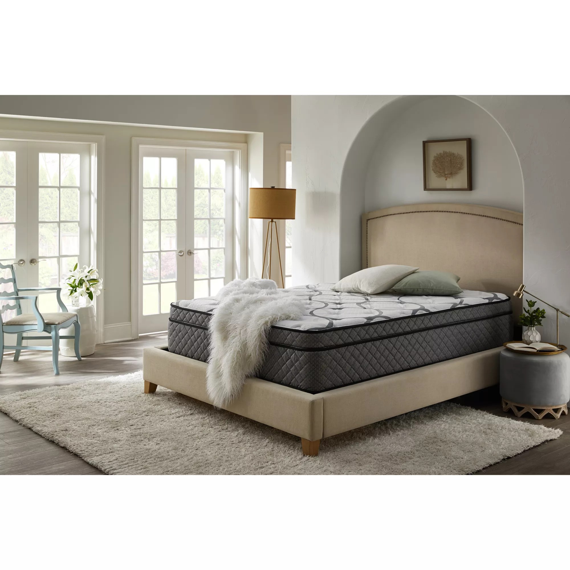 Berkley Jensen 15" Plush Eurotop Queen Size Mattress BJs Wholesale Club