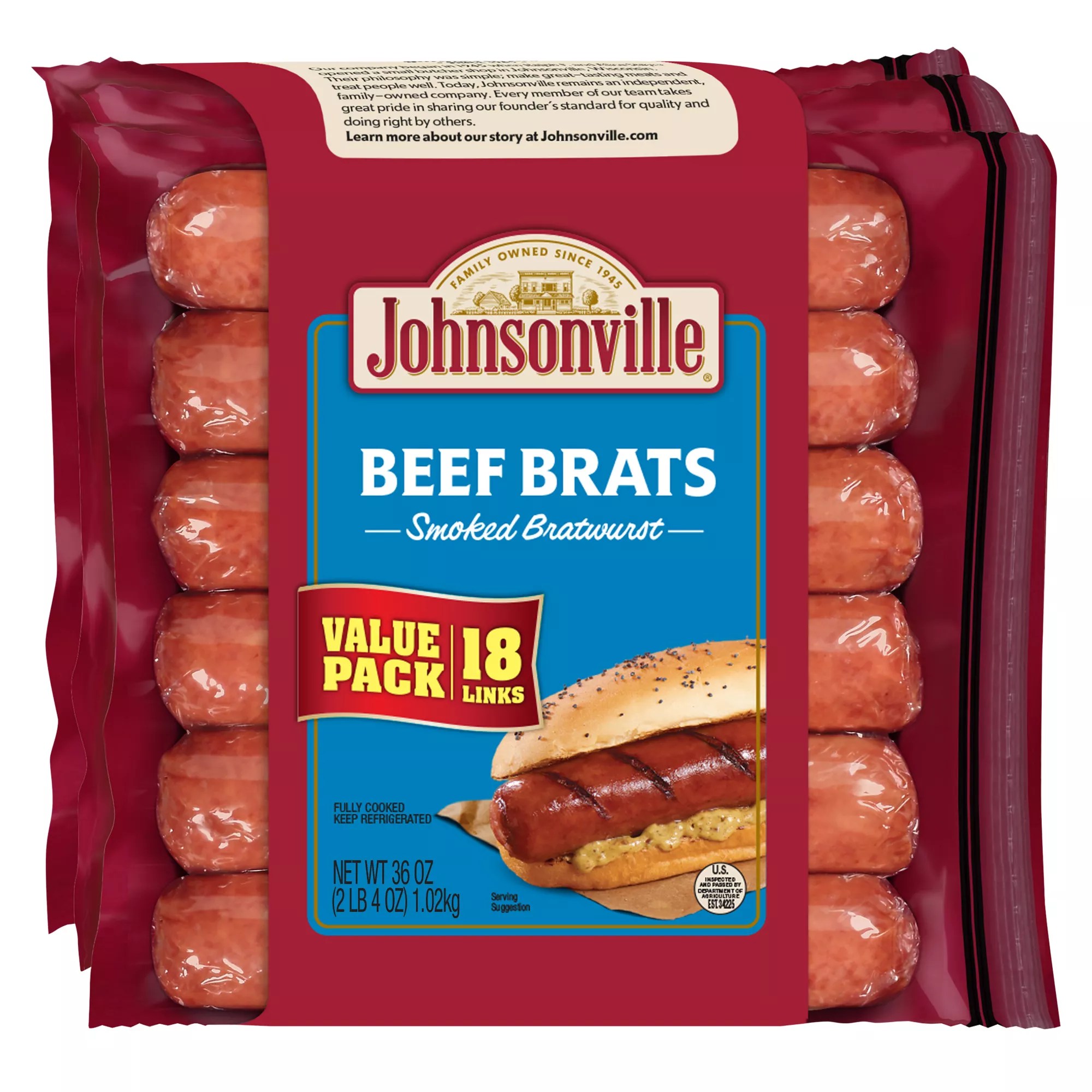 Johnsonville Brat Nutrition Home Alqu