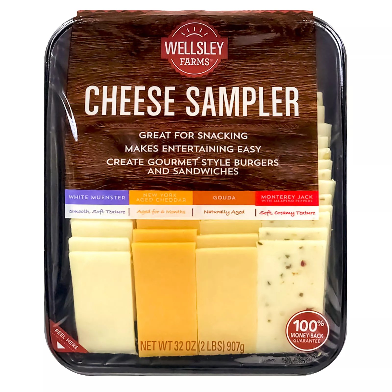 Wellsley Farms Signature Cheese Sampler, 32 oz. BJs Wholesale Club