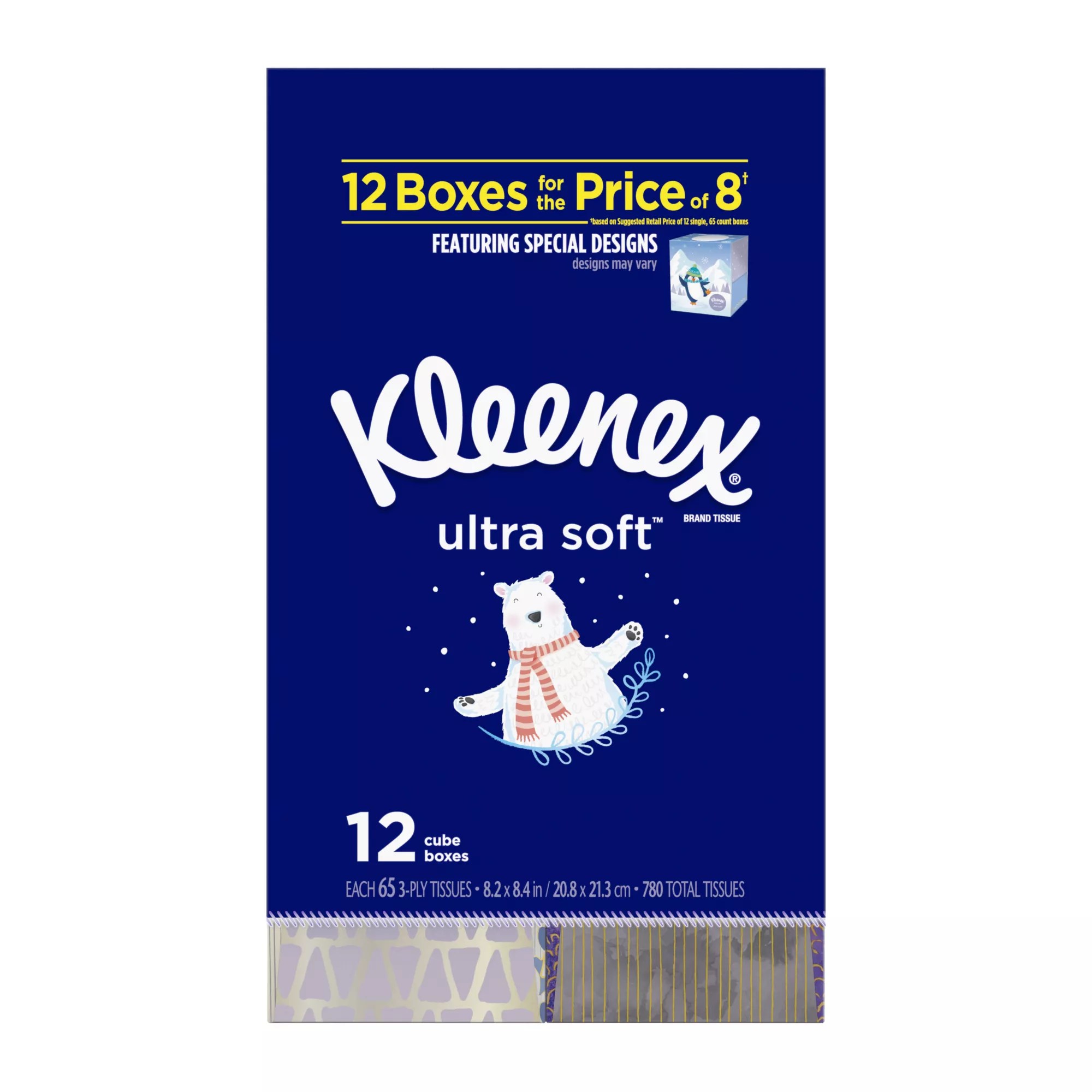 Kleenex Ultra Soft Facial Tissues, 12 pk. BJs Wholesale Club