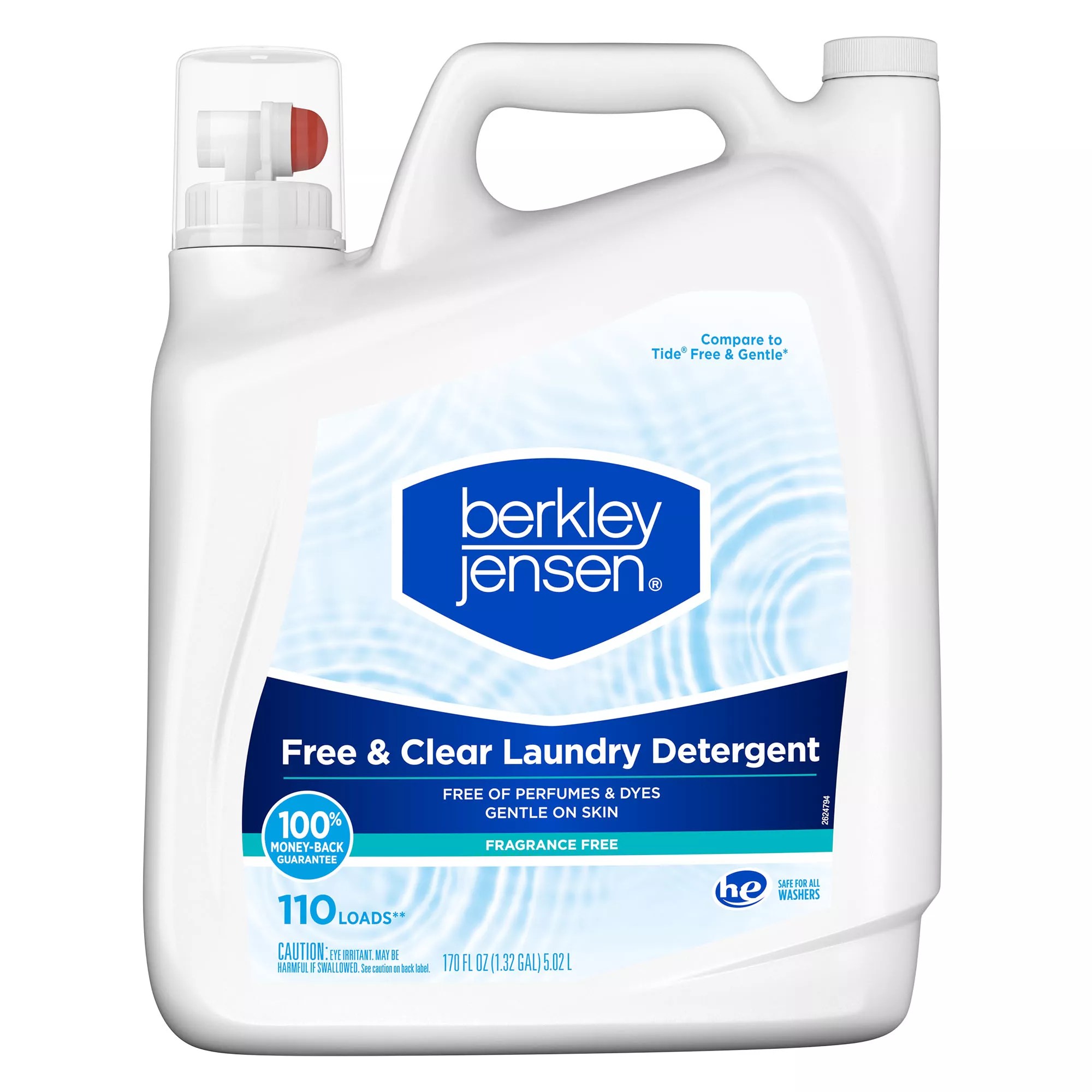Berkley Jensen Free and Clear Liquid Laundry Detergent BJ's Wholesale