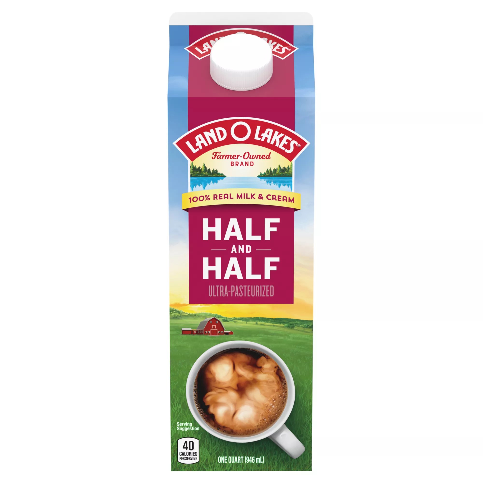 Land O'Lakes Traditional 32 oz. 1/2 & 1/2 Creamer BJ's Wholesale Club