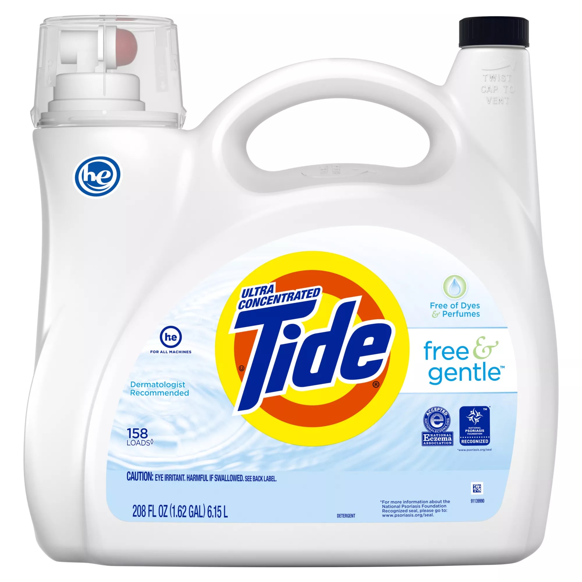Tide Free and Gentle Liquid Laundry Detergent BJ's Wholesale Club