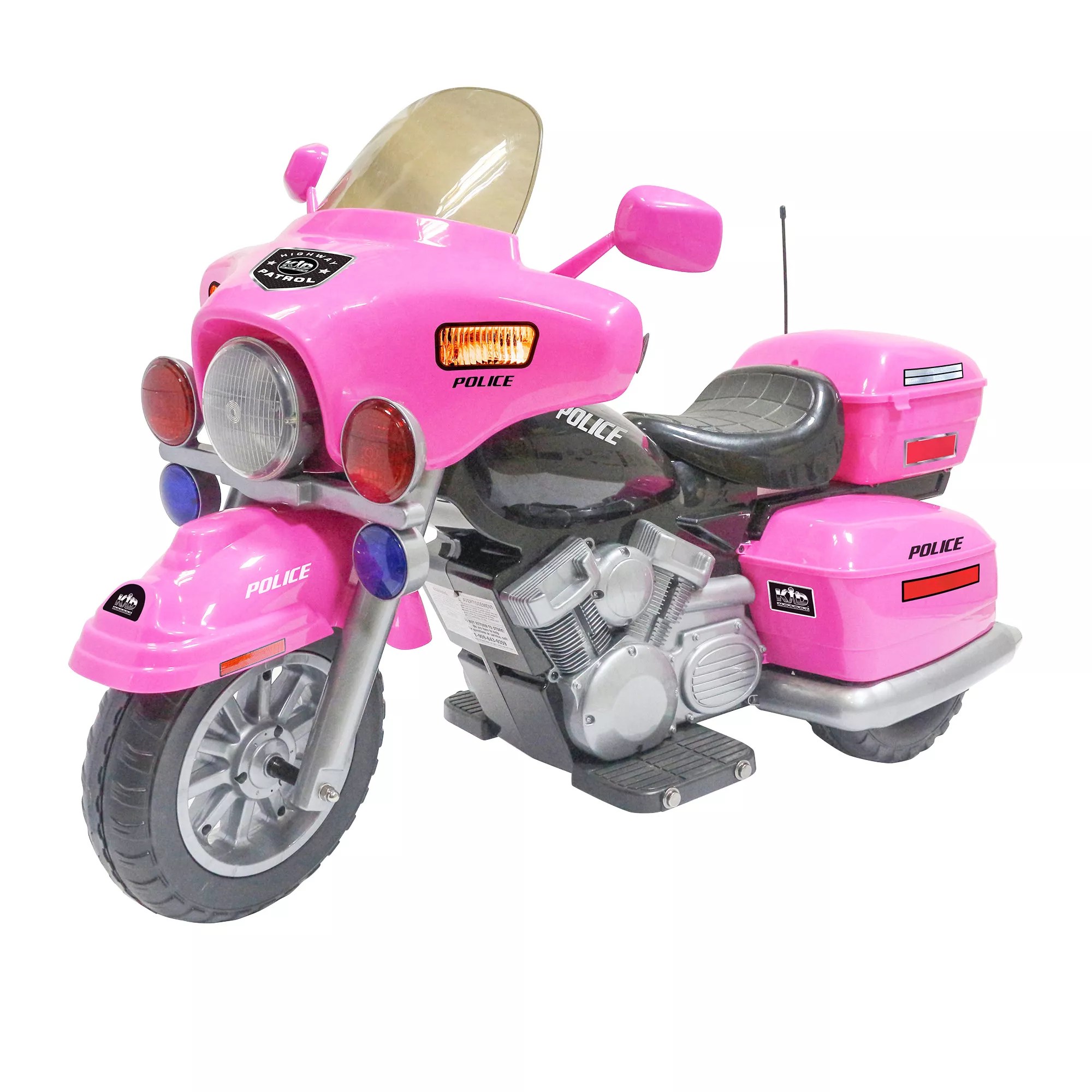Kid Motorz Motorcycle 12Volt BatteryPowered Rideon, Pink, 44 OFF