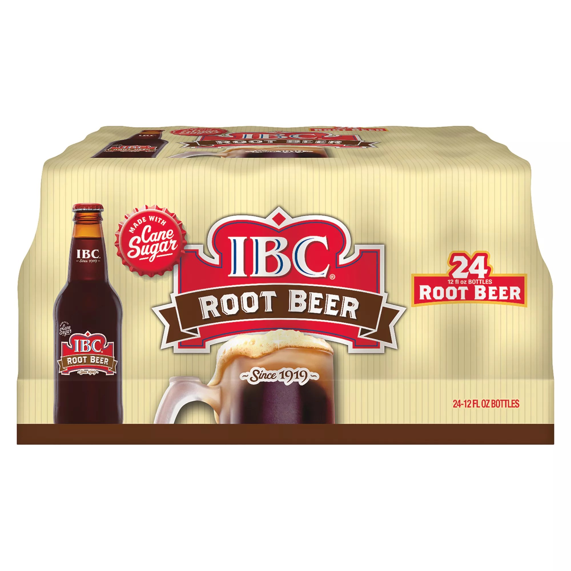 IBC Root Beer Made with Sugar Cane, 24 pk./ 12 oz. BJs WholeSale Club