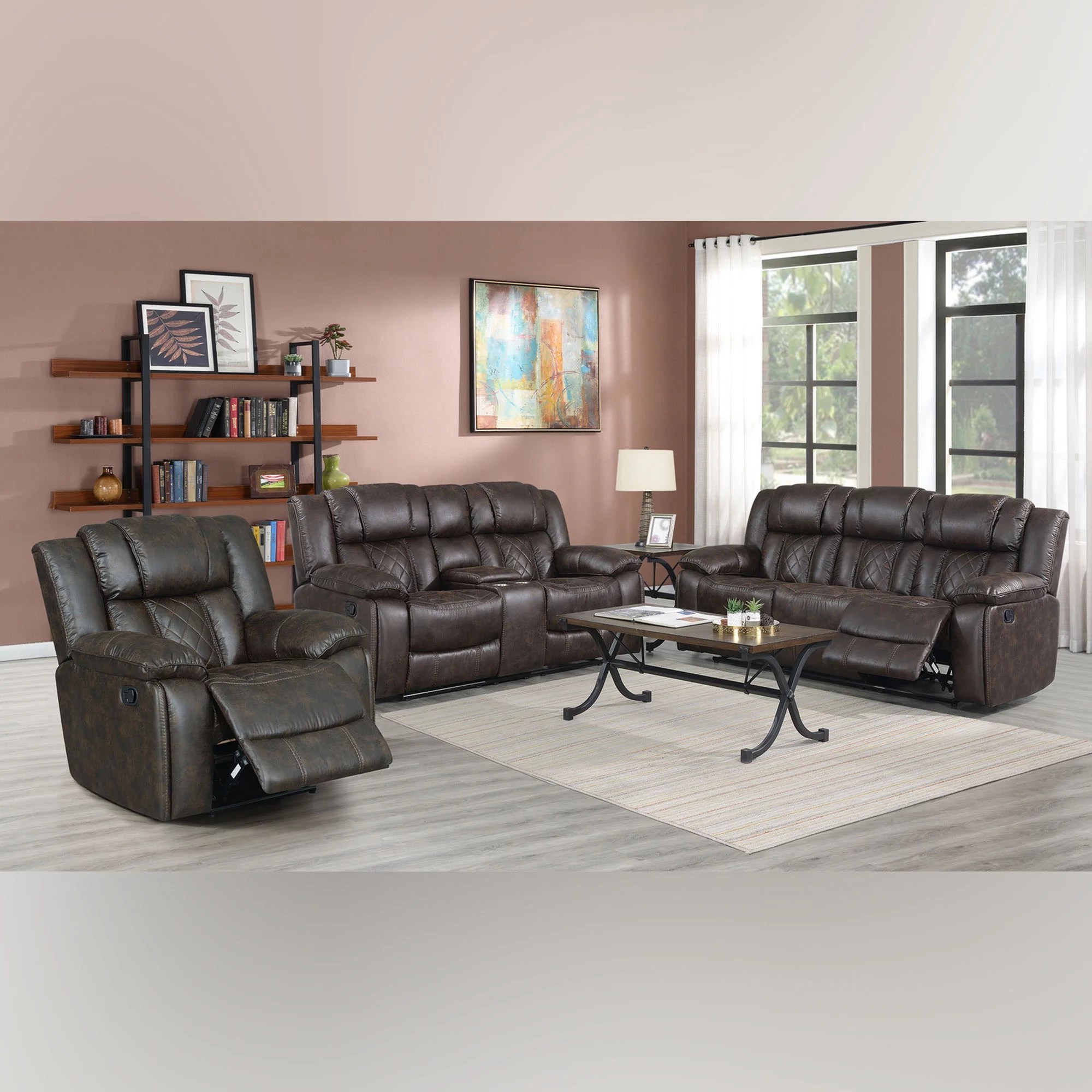 Kian Motion Auburn 3Pc. Living Room Set Set with White Glove Delivery BJ's Wholesale Club