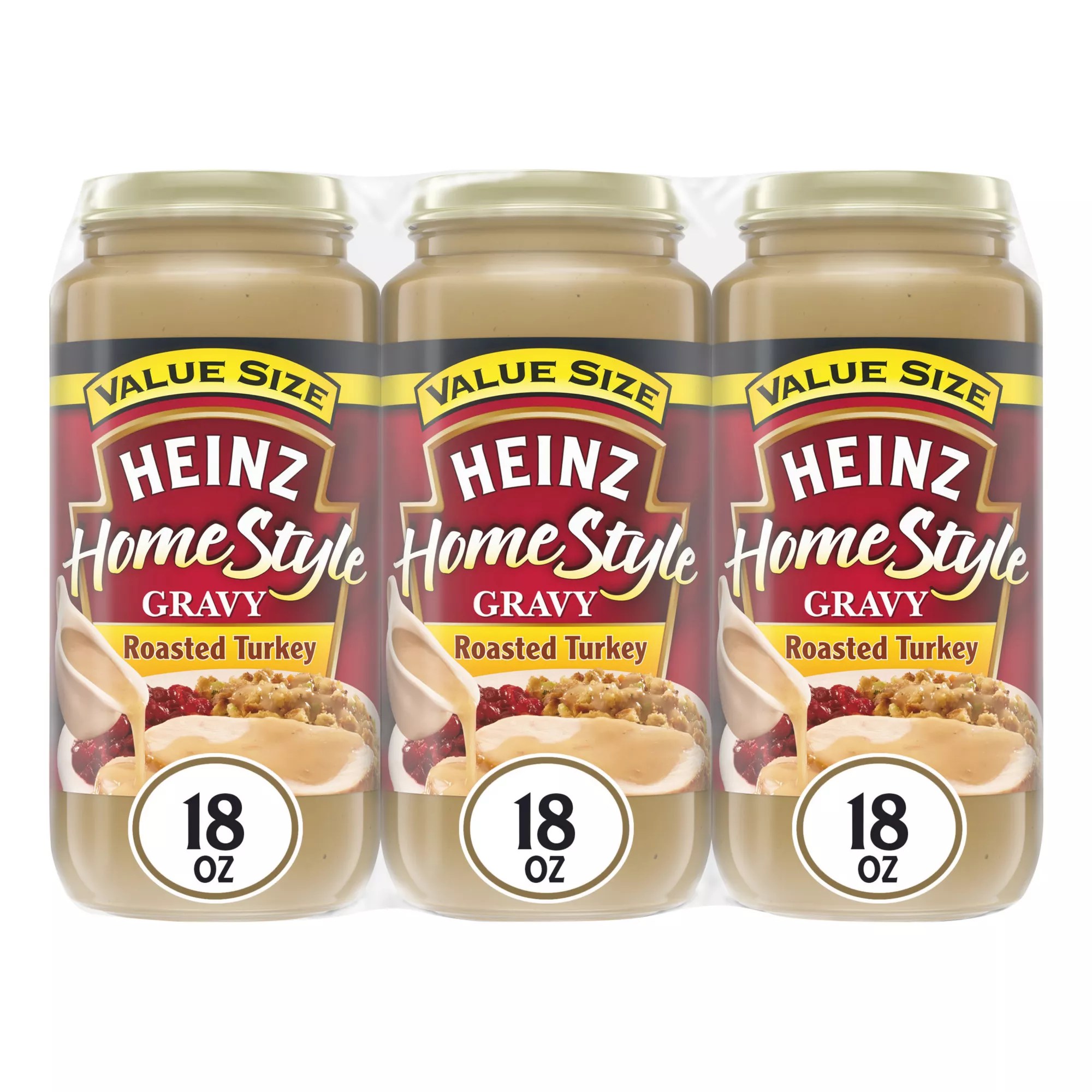 Heinz HomeStyle Roasted Turkey Gravy, 3 pk./18 oz. BJ's Wholesale Club