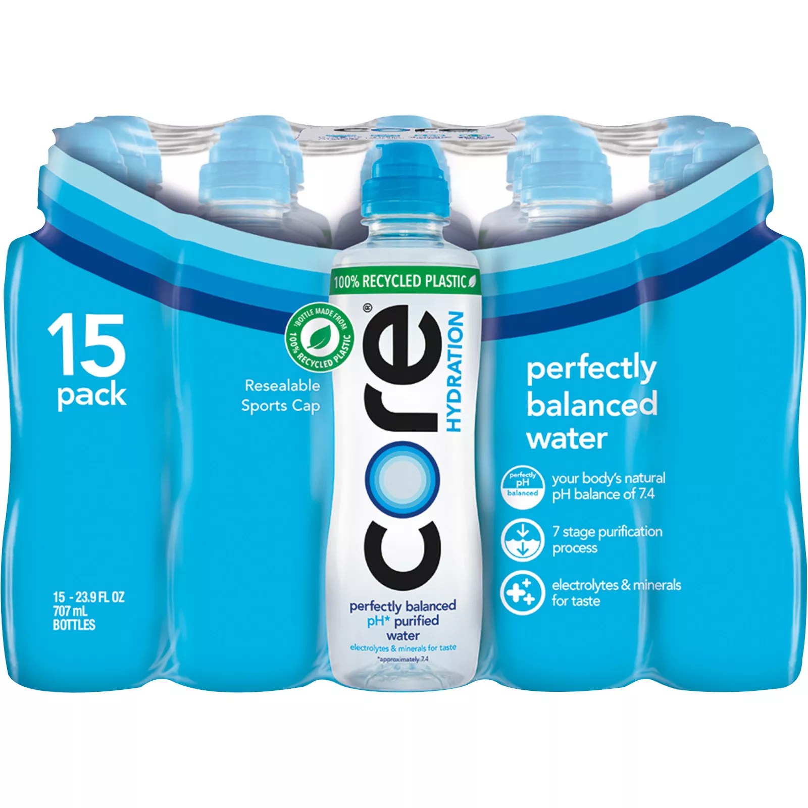 CORE Hydration Nutrient Enhanced Water, 15 pk./23.9 fl. oz. BJs