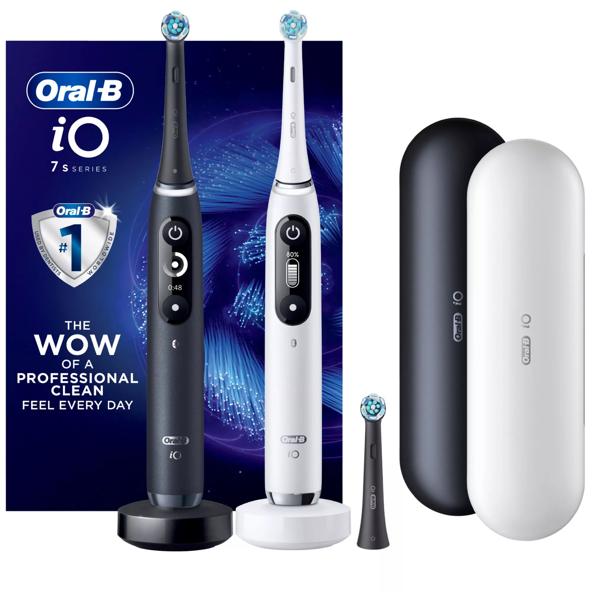 OralB iO Series 7s Electric Toothbrush Twin Pack BJ's Wholesale Club