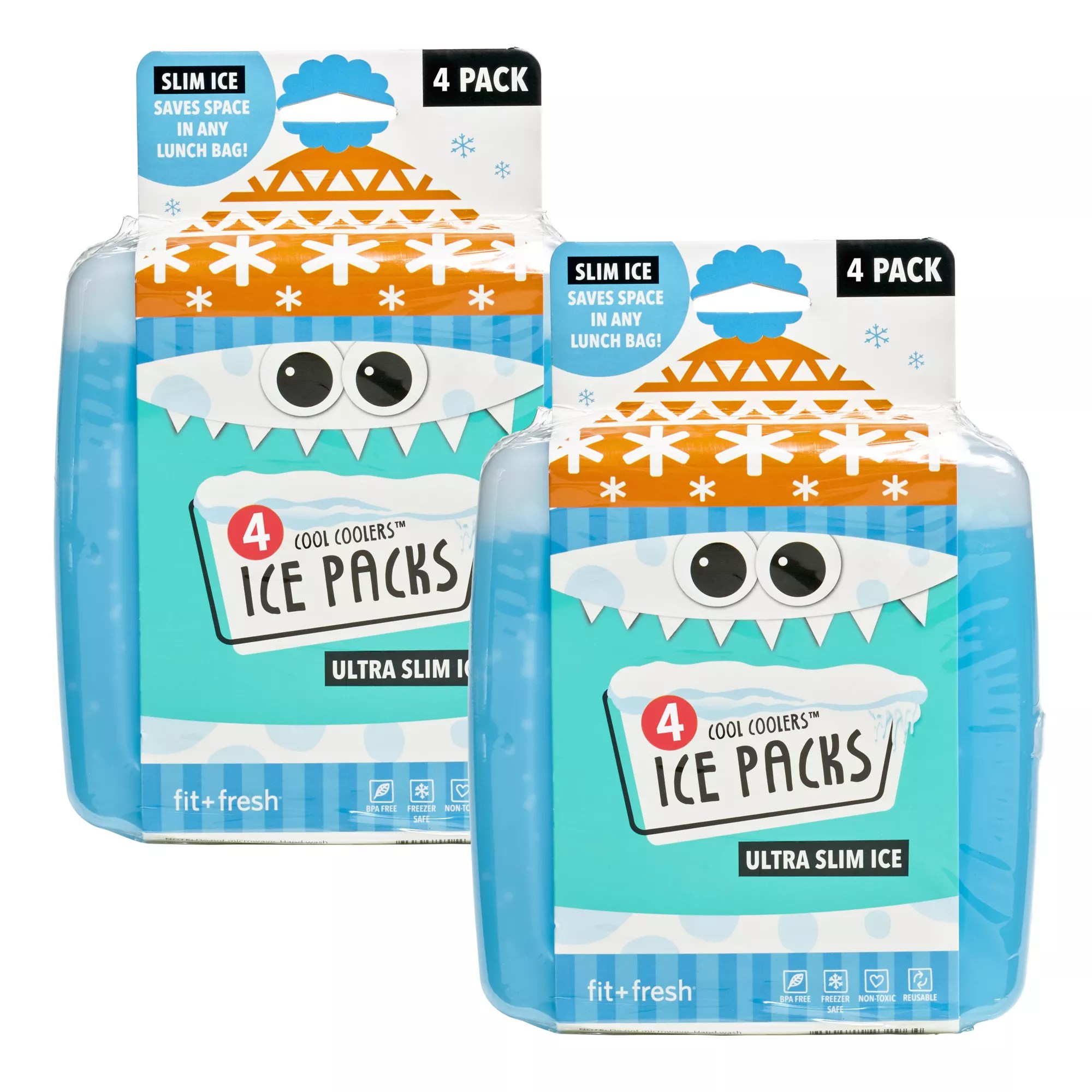 Fit and Fresh Cool Coolers Multicolor Ice Pack, 8 pk. BJ's Wholesale Club