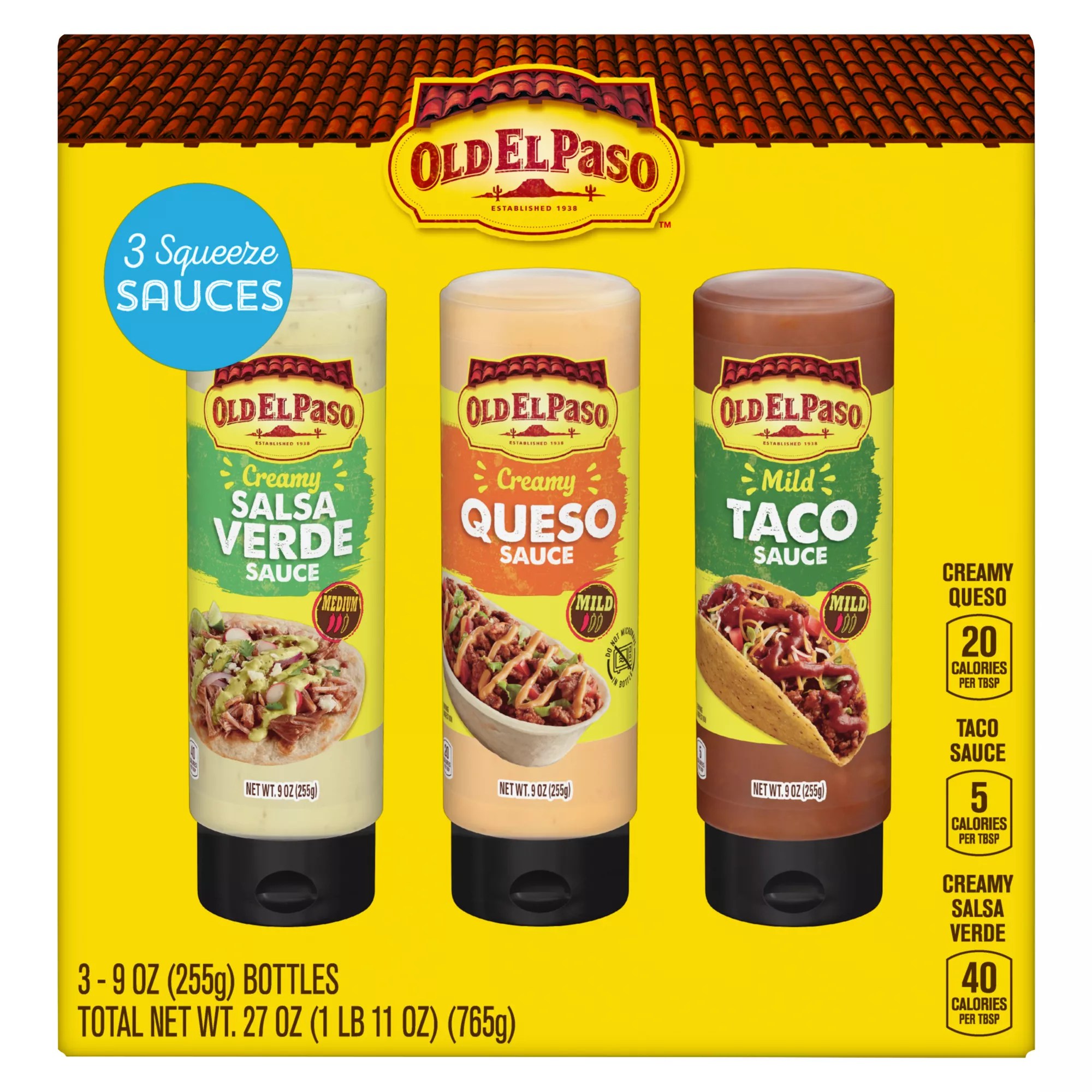 Old El Paso Taco Sauce Variety Pack 3 ct. BJ's Wholesale Club