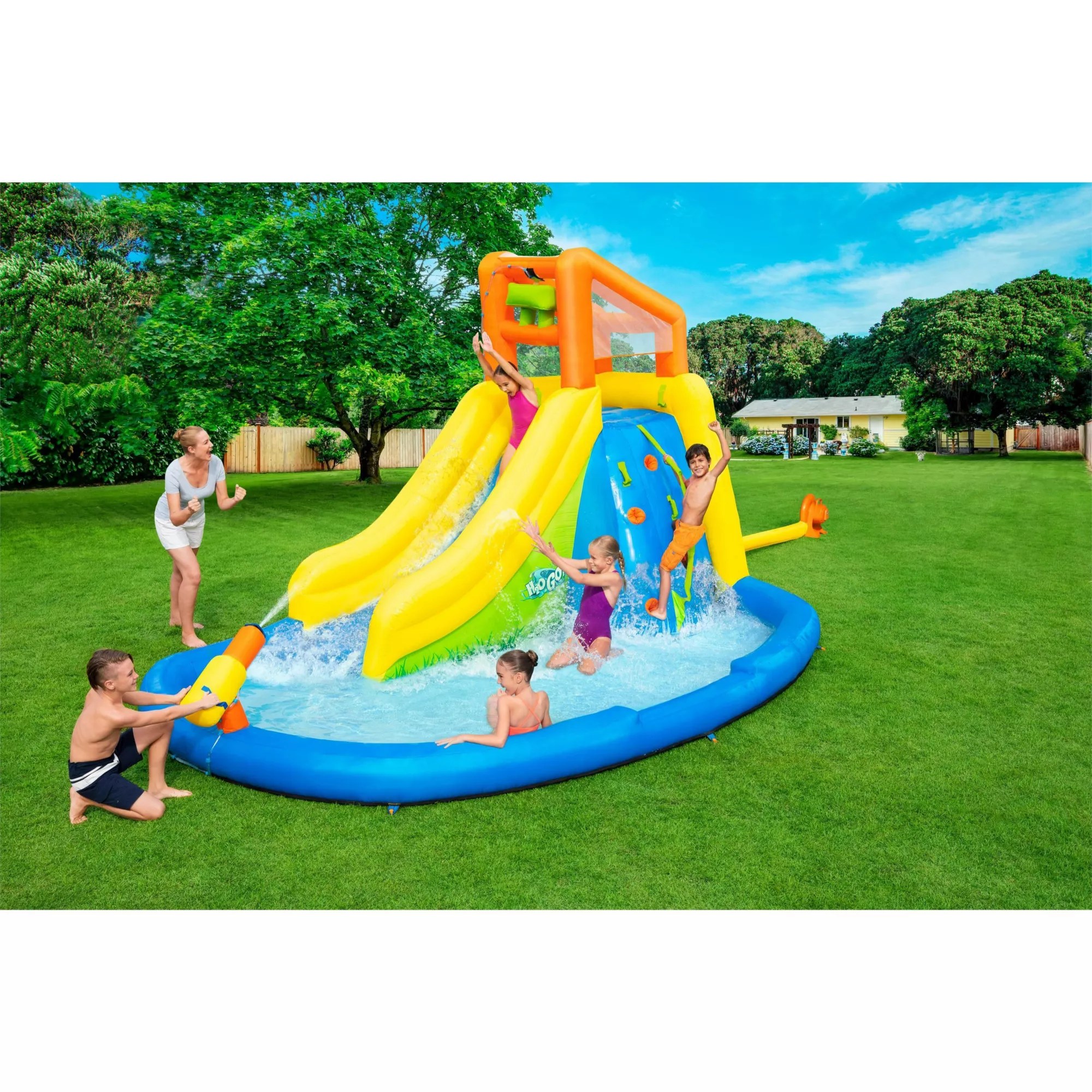 H2OGO! Mount Splashmore Kids Inflatable Water Park BJs Wholesale Club