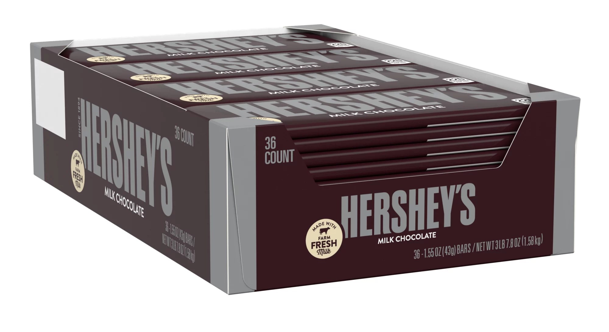 Hershey's Milk Chocolate Bars 36 ct. BJ's Wholesale Club