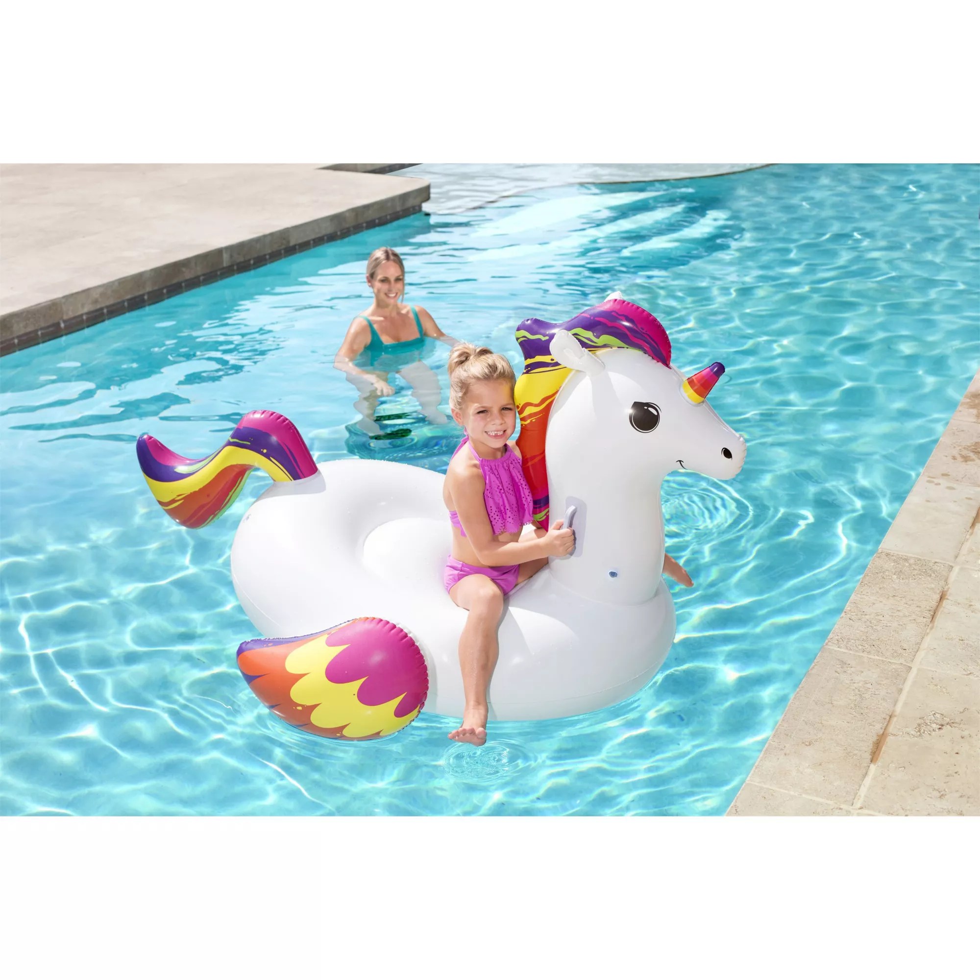 H2OGO! Fantasy Unicorn Kids RideOn Pool Float BJs Wholesale Club