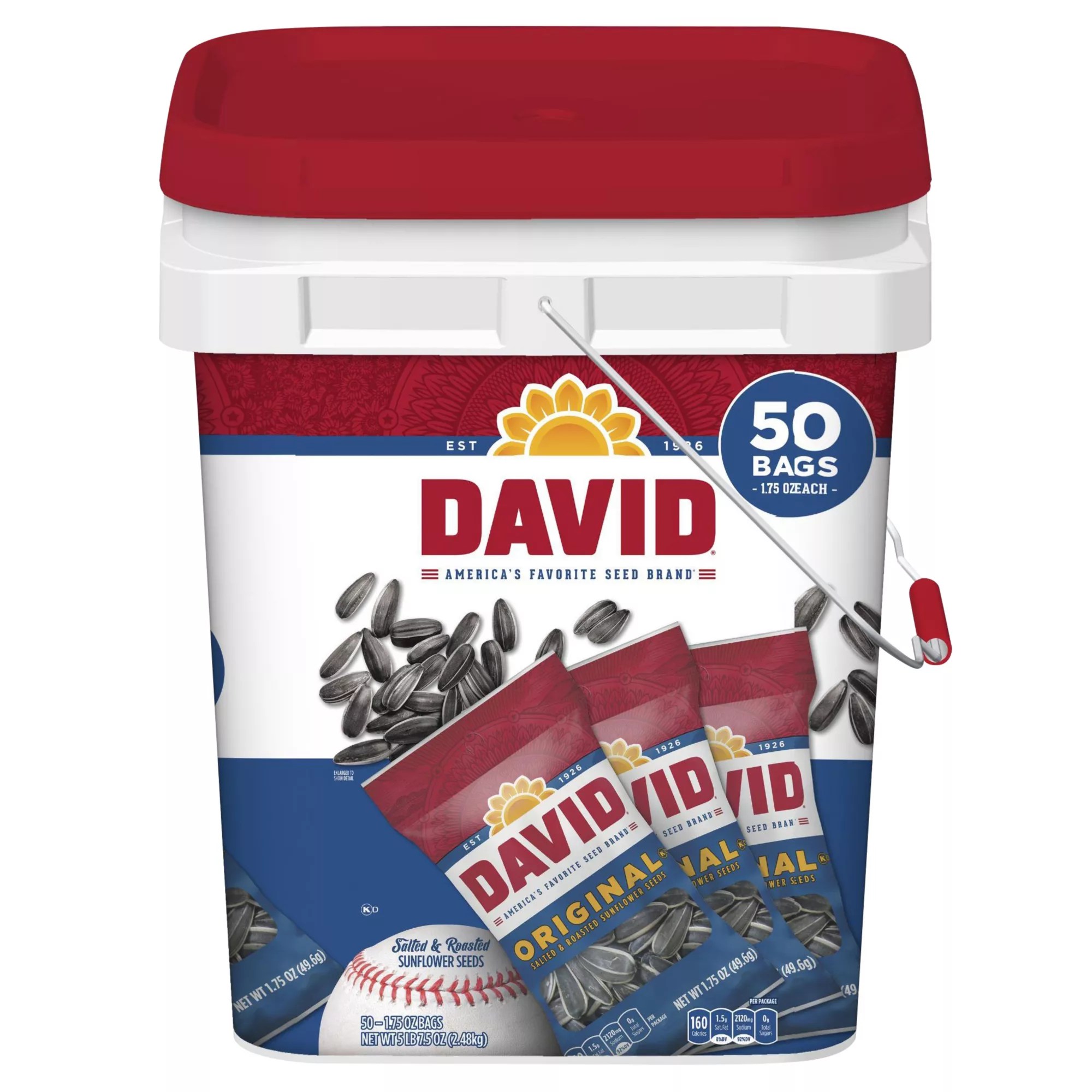 David Sunflower Seeds, 50 ct. BJs Wholesale Club