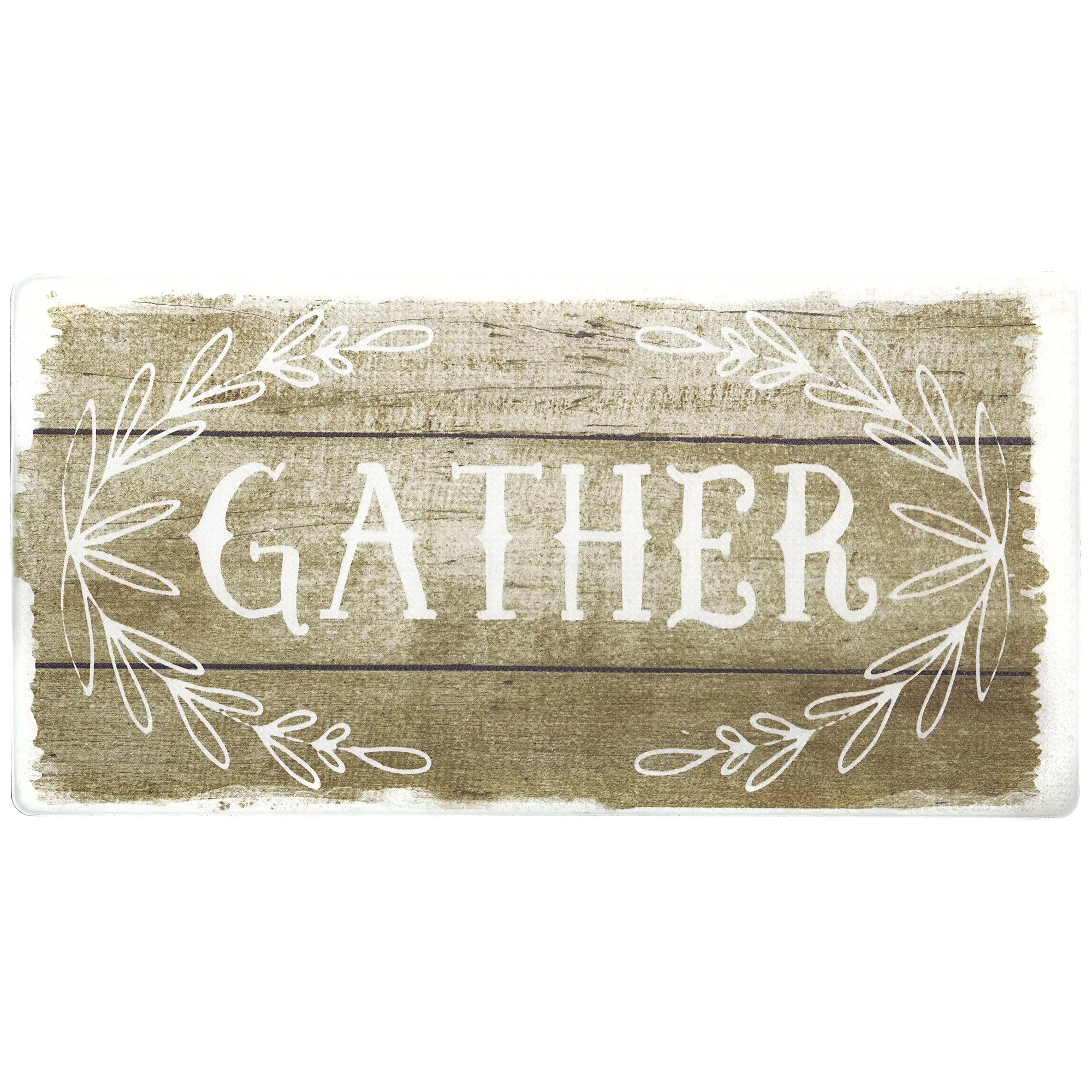 Nicole Miller AntiFatigue Kitchen Mat "Gather" Print BJ's
