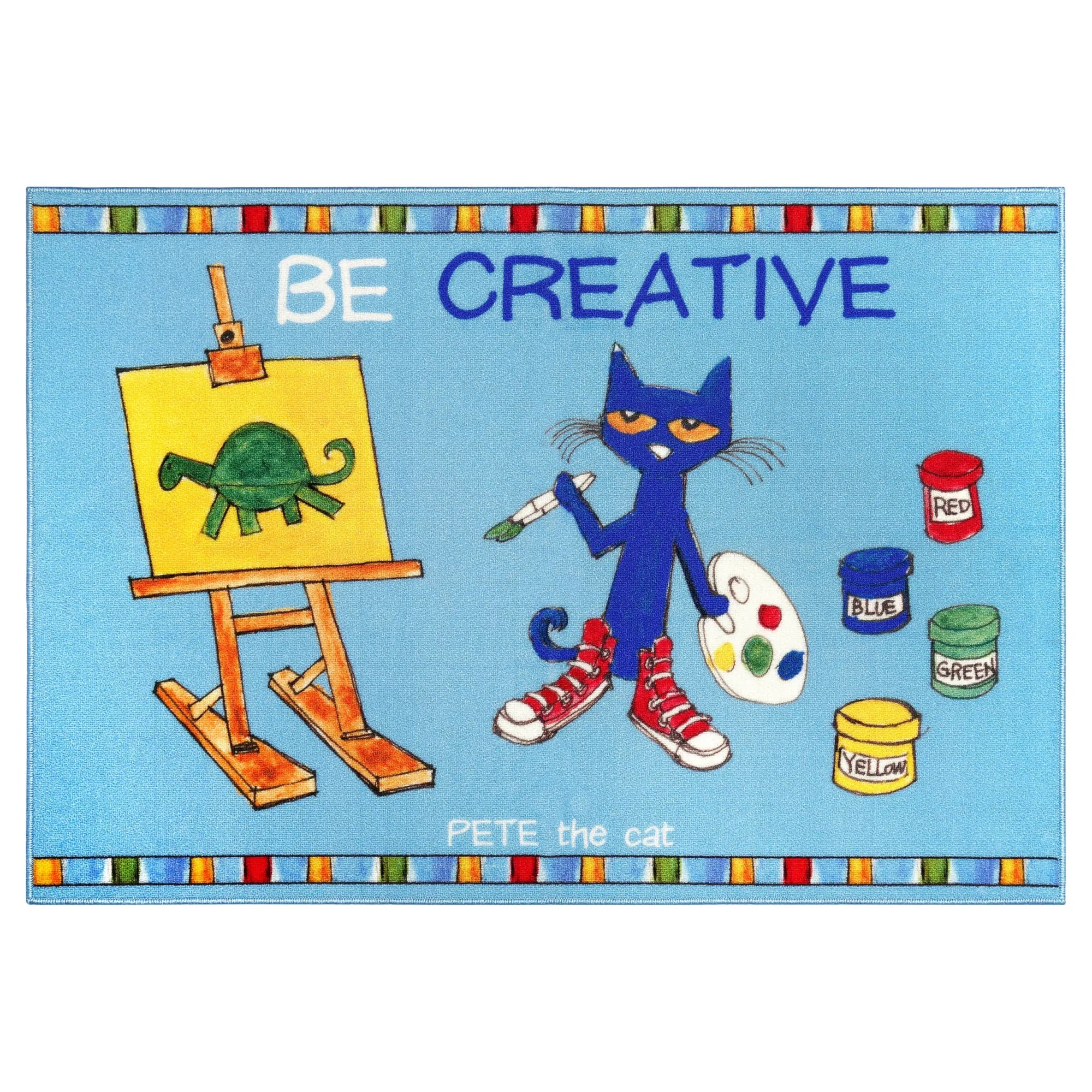 Home Dynamix Pete The Cat Elementary Be Creative Kids Area Rug BJ's