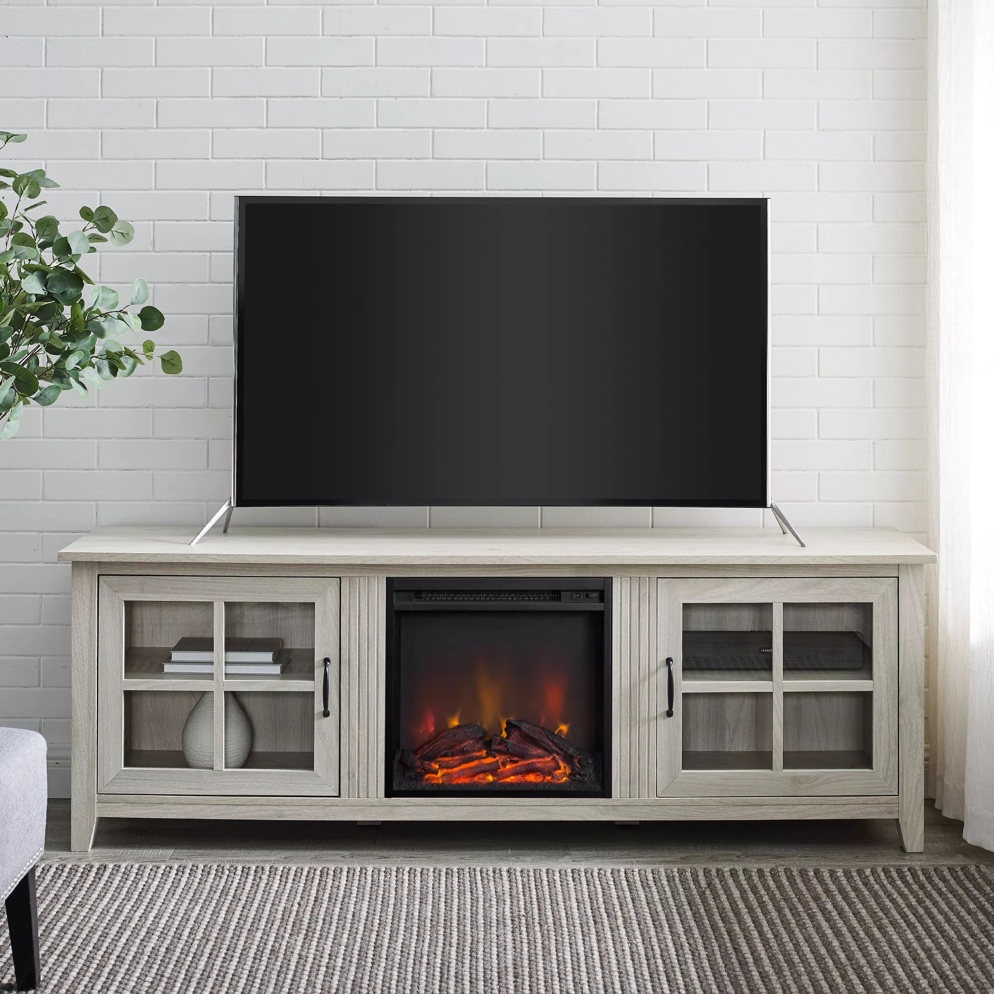 Built In Corner Tv With Fireplace Matttroy