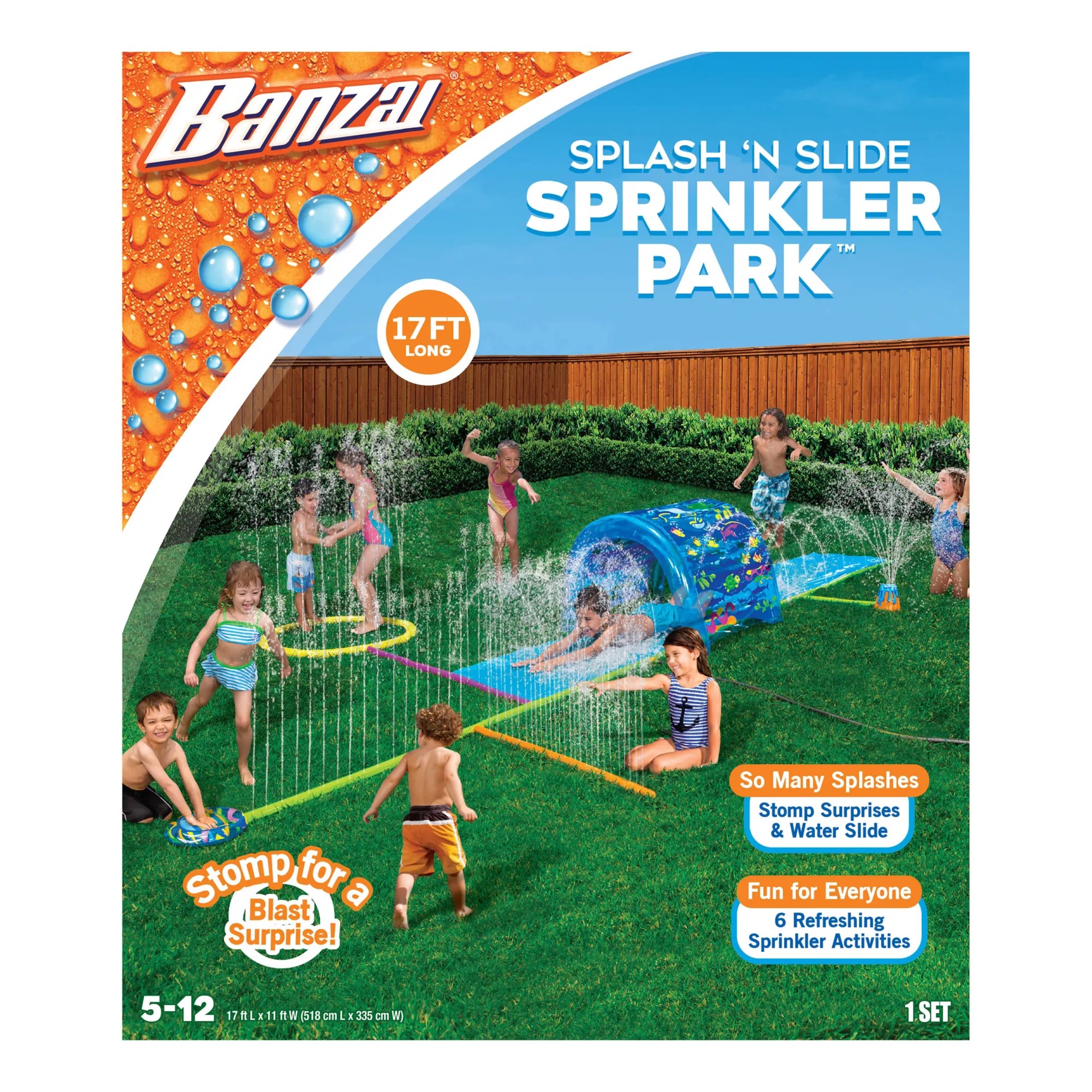 Banzai Splash 'N Slide Sprinkler Park BJs Wholesale Club