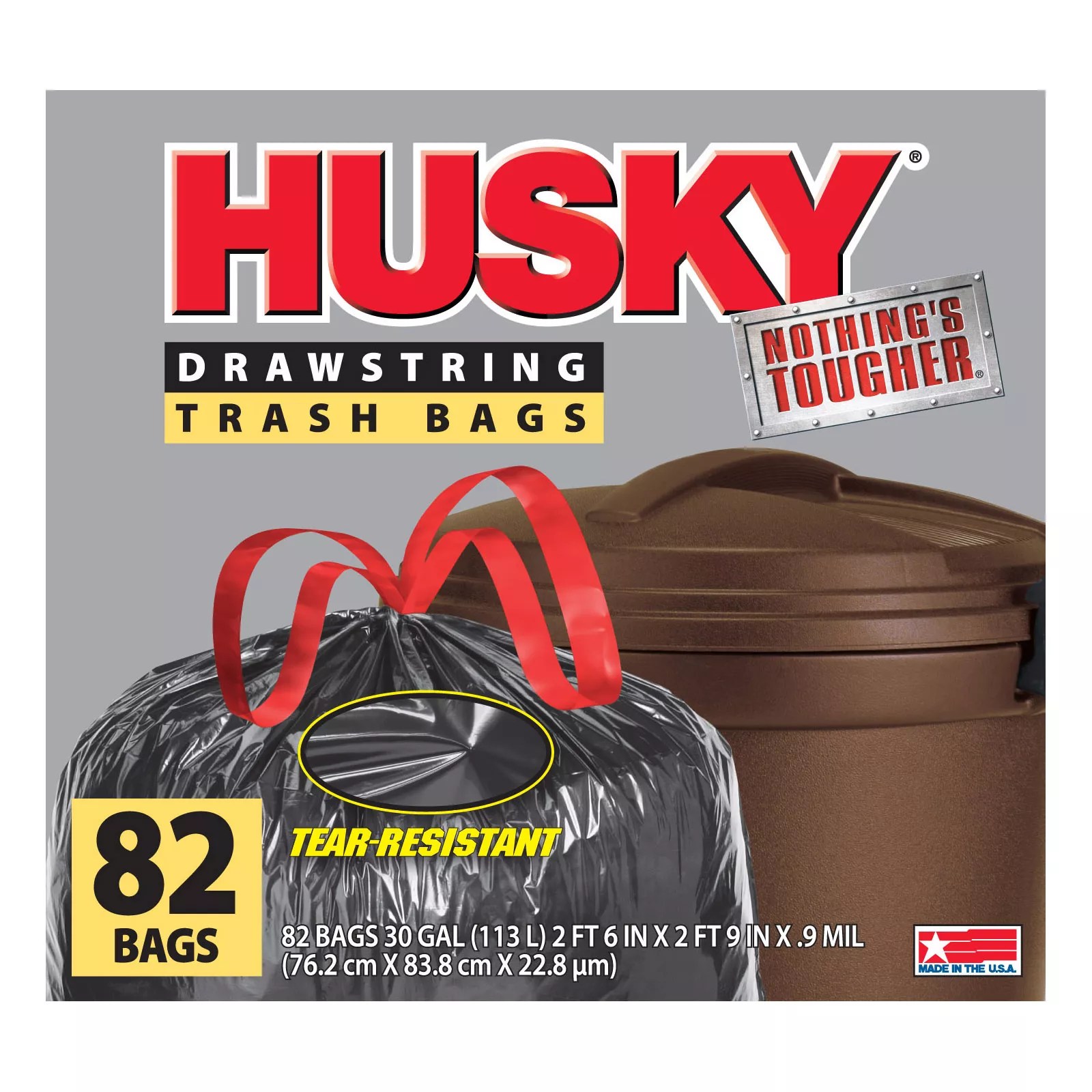 Who Makes Husky Trash Bags