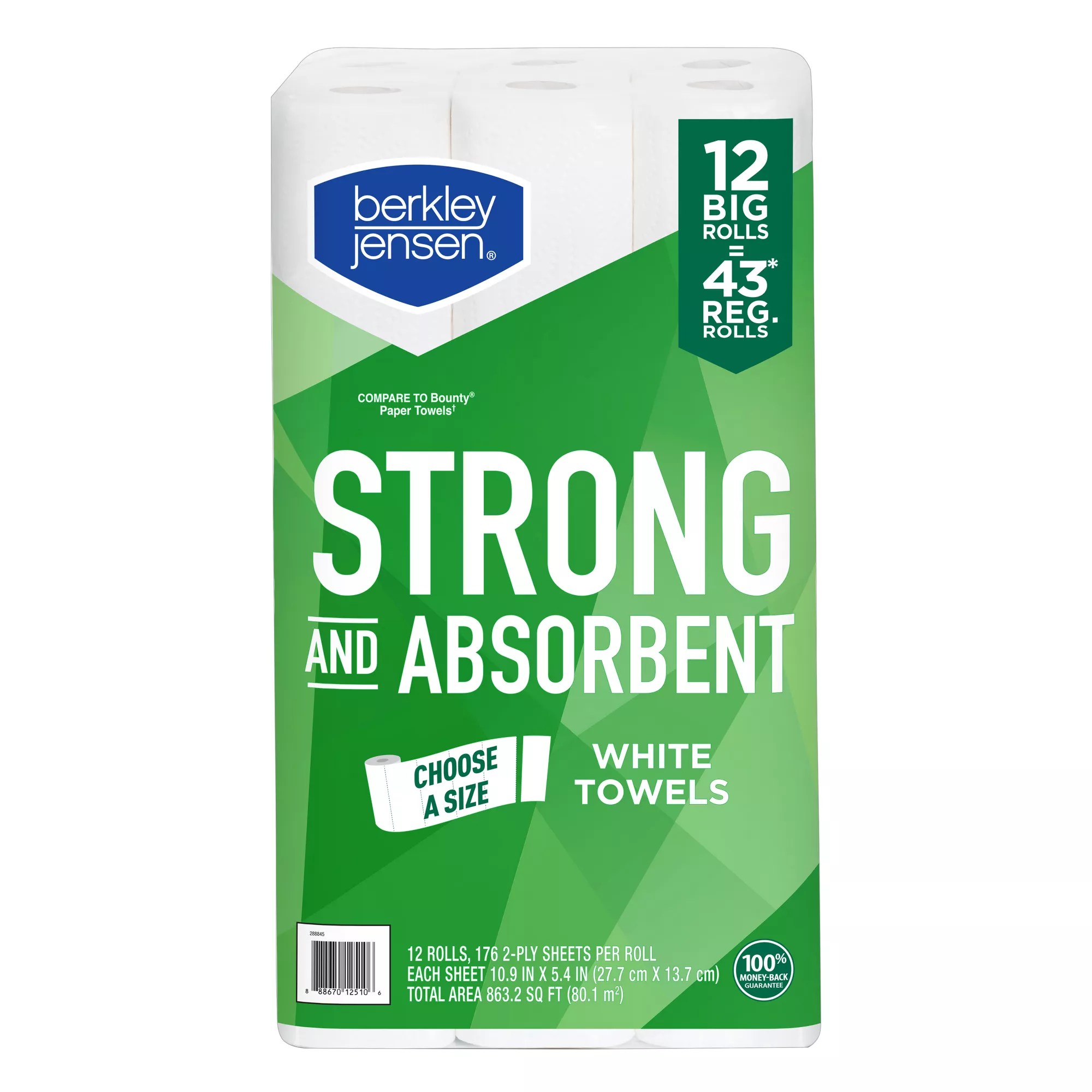 Berkley Jensen Strong & Absorbent Paper Towels BJ's Wholesale Club