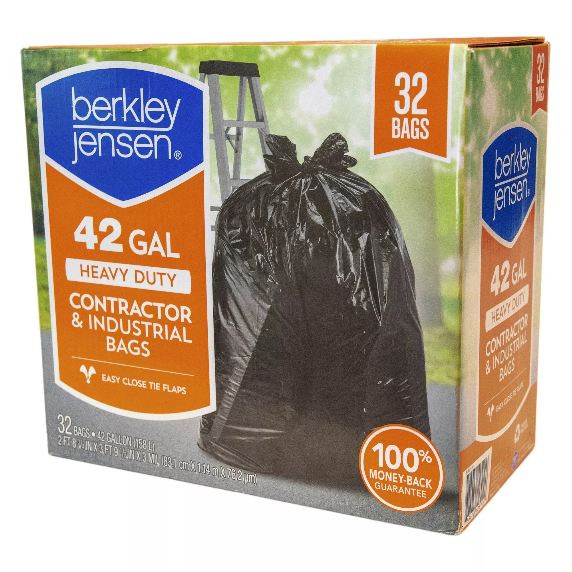 Limited Time Bargain Berkley Jensen Heavy Duty Contractor Bags, 90