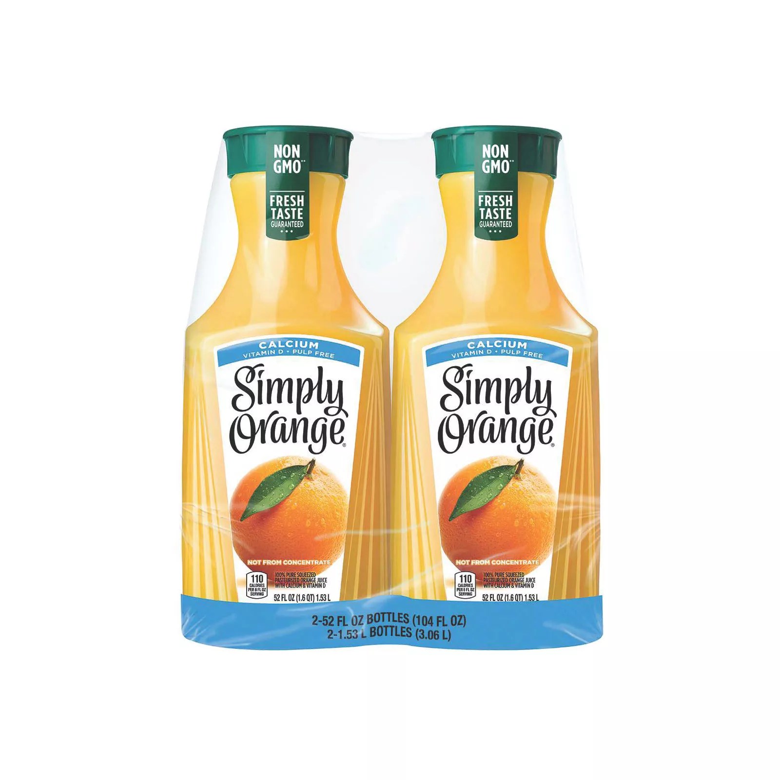 Simply Orange with Calcium Orange Juice, 2 pk./52 fl. oz. BJs Wholesale Club