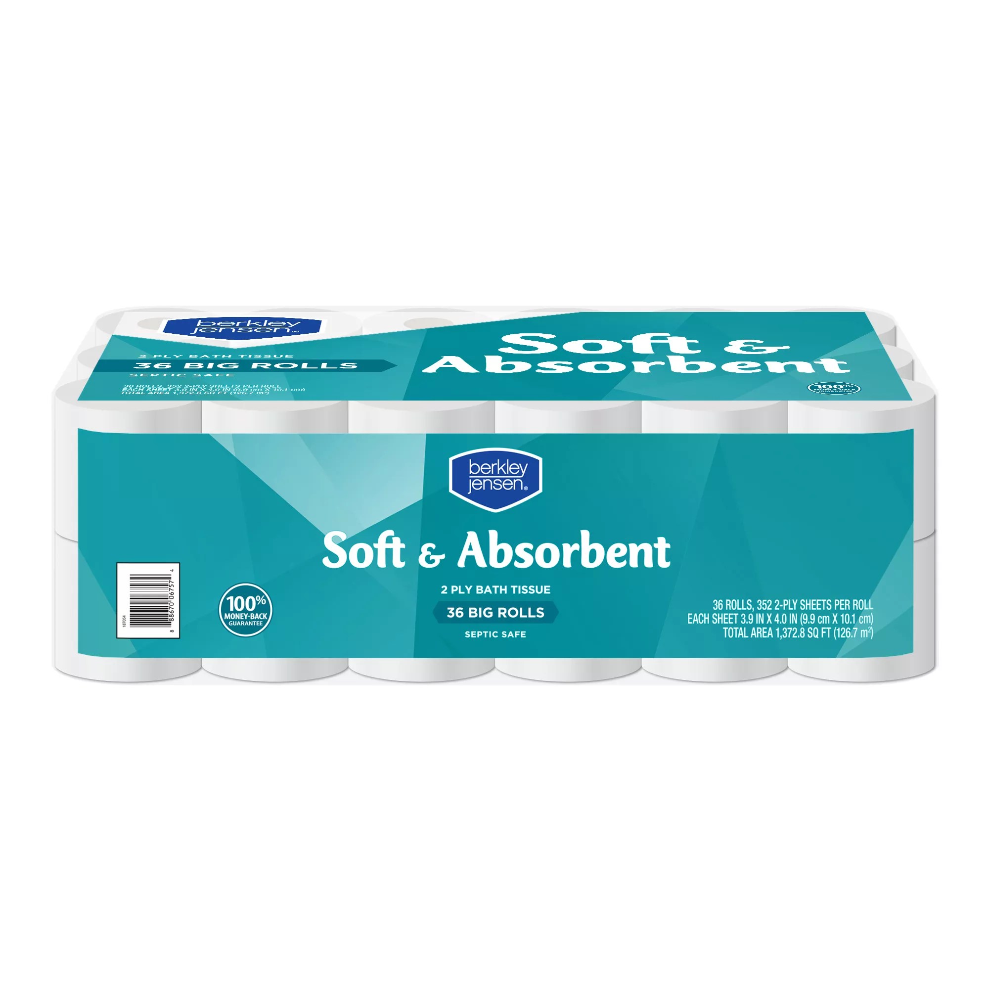 Berkley Jensen Soft and Strong 2Ply Bath Tissue, 36 ct. BJ's