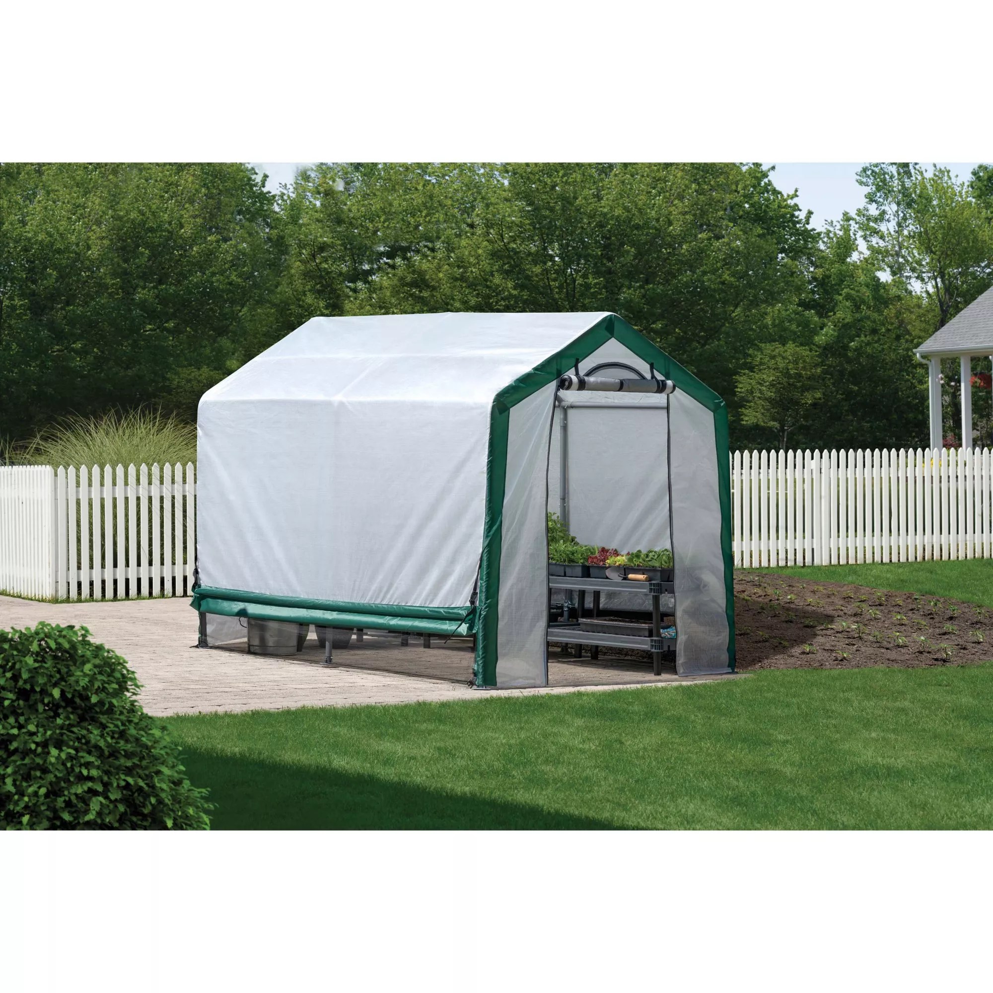 Grow IT 6' x 8' x 6' 6" Steel/PVC Organic Growers Greenhouse BJ's