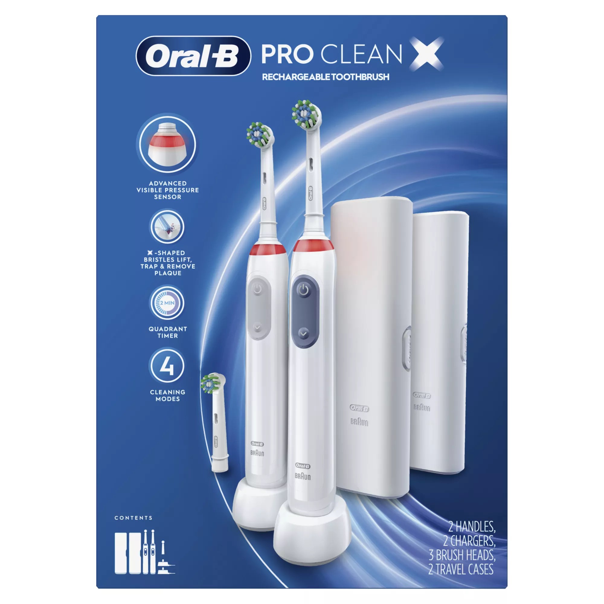 Oral B Power Toothbrush Pro Dual Handle Pack