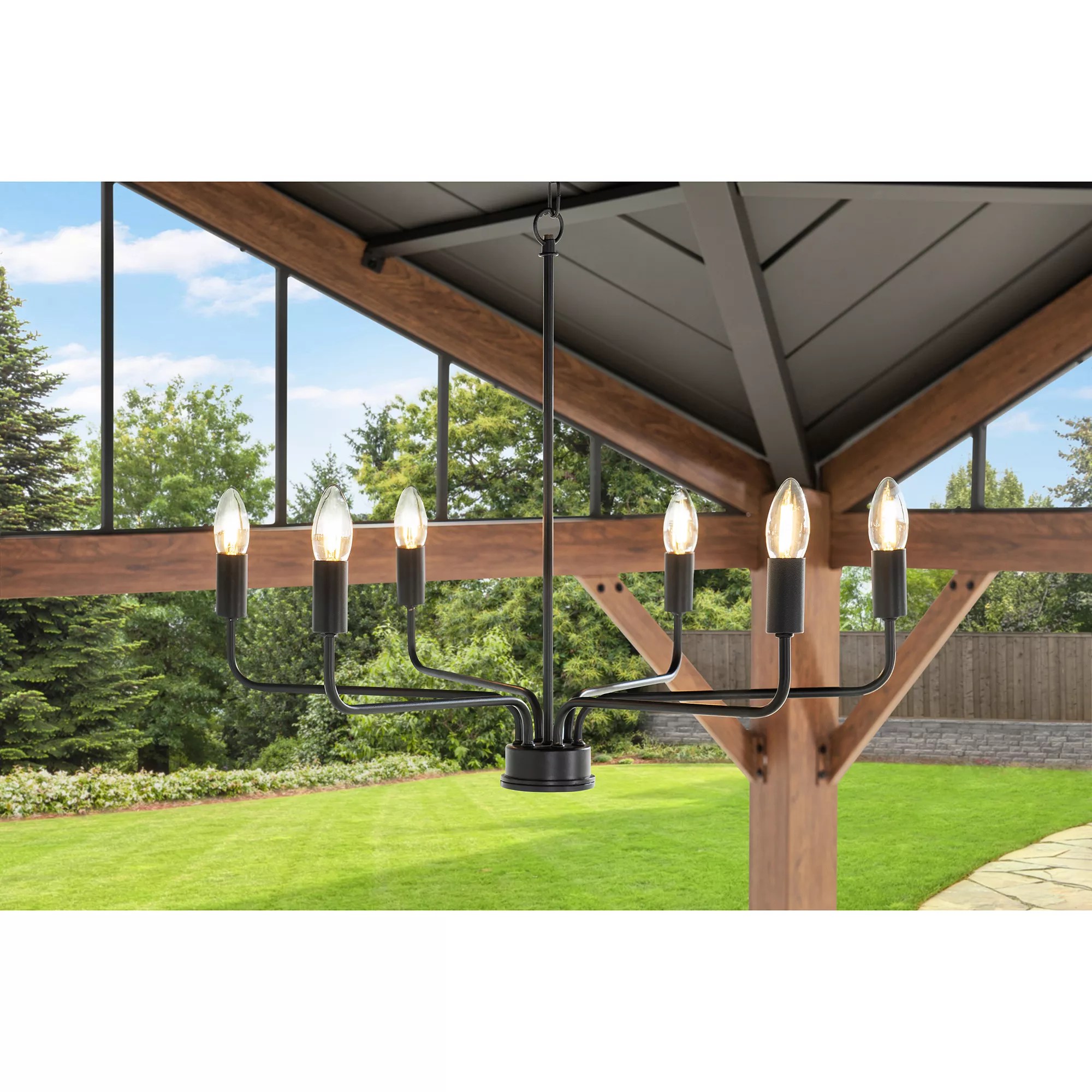 Shop home Berkley Jensen Outdoor Chandelier BJ's Wholesale Club