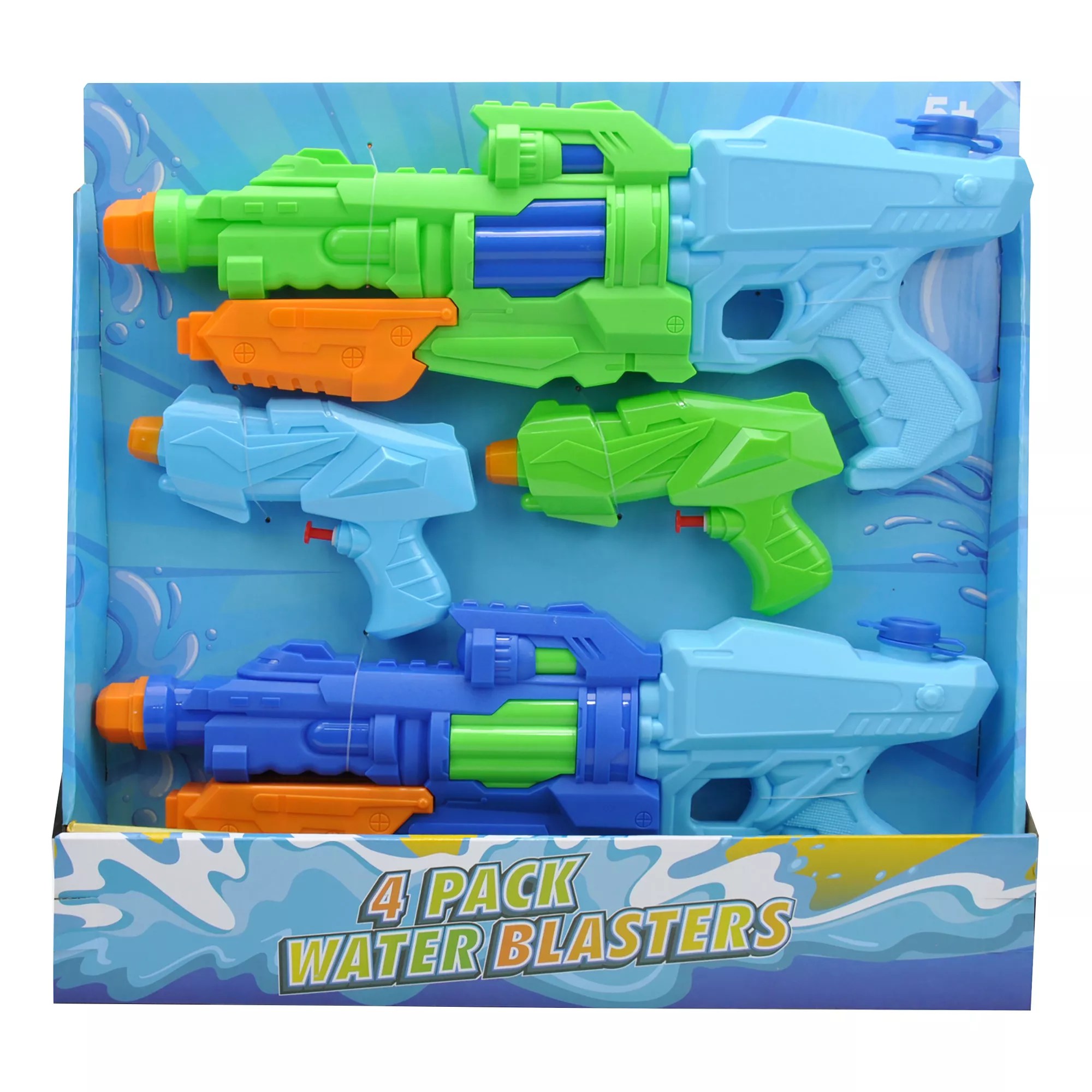 Jusamaz 4 Pc. Water Gun Battle Set BJs Wholesale Club