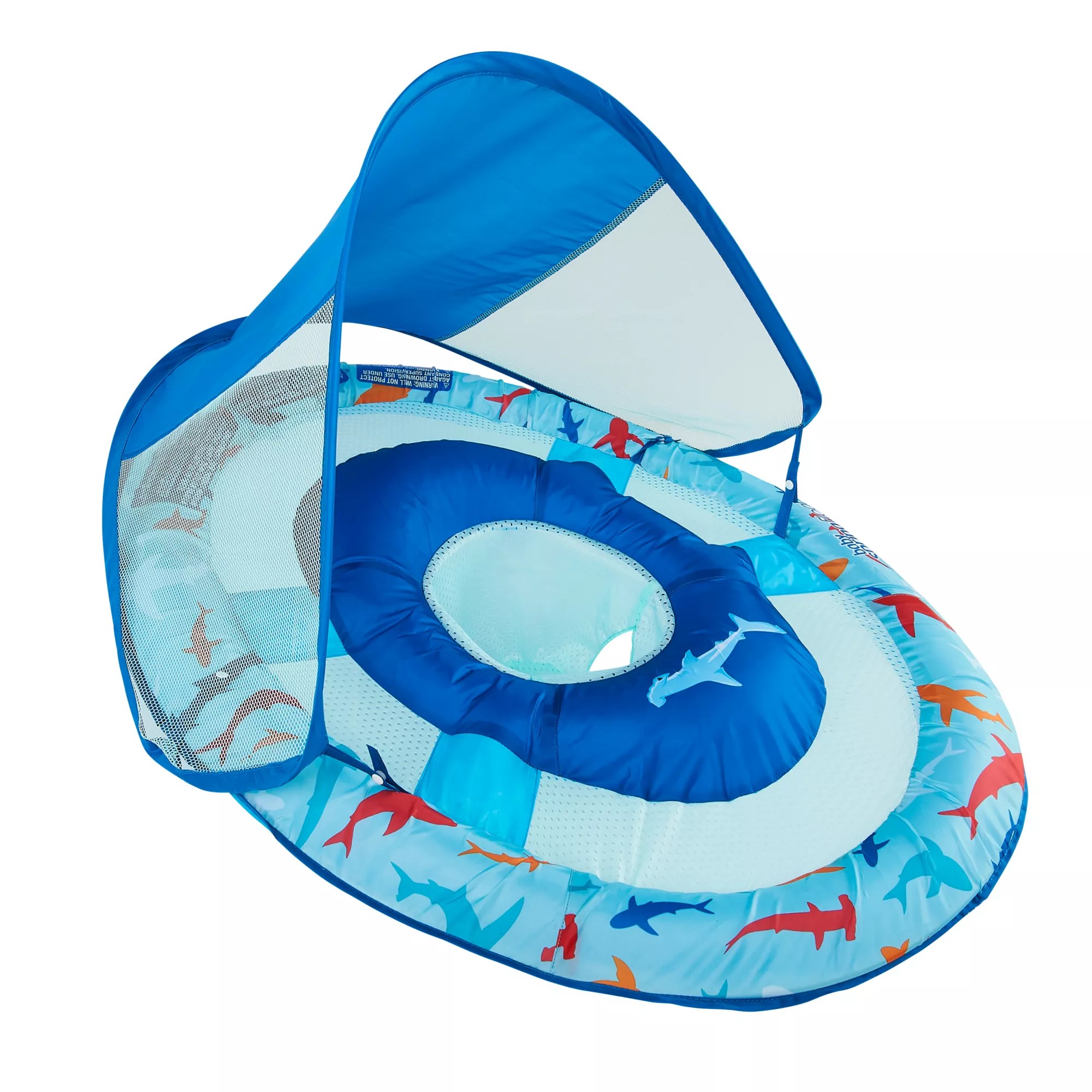 Swimways baby Spring Float Sun Canopy Shark BJ's Wholesale Club