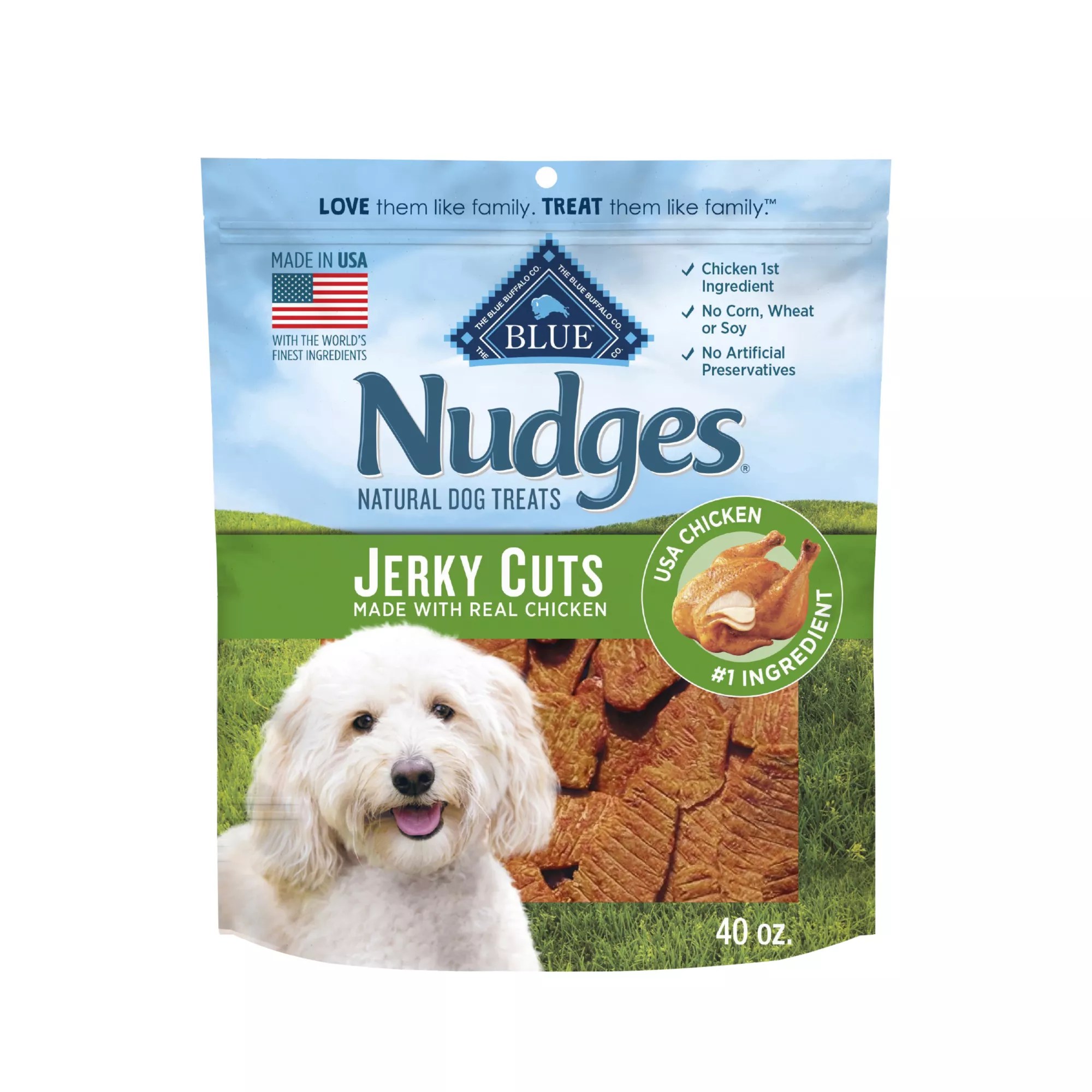 Blue Buffalo Jerky Cuts Natural Dog Chicken Treats BJ's Wholesale Club