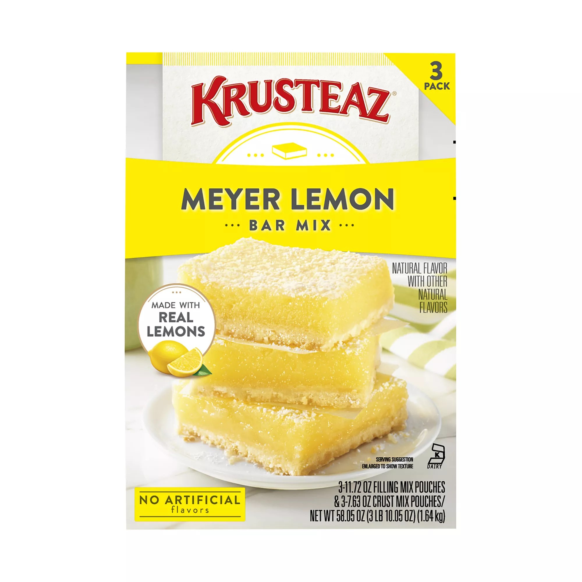 Krusteaz Meyer Lemon Bar Mix, 3 pk. BJ's Wholesale Club