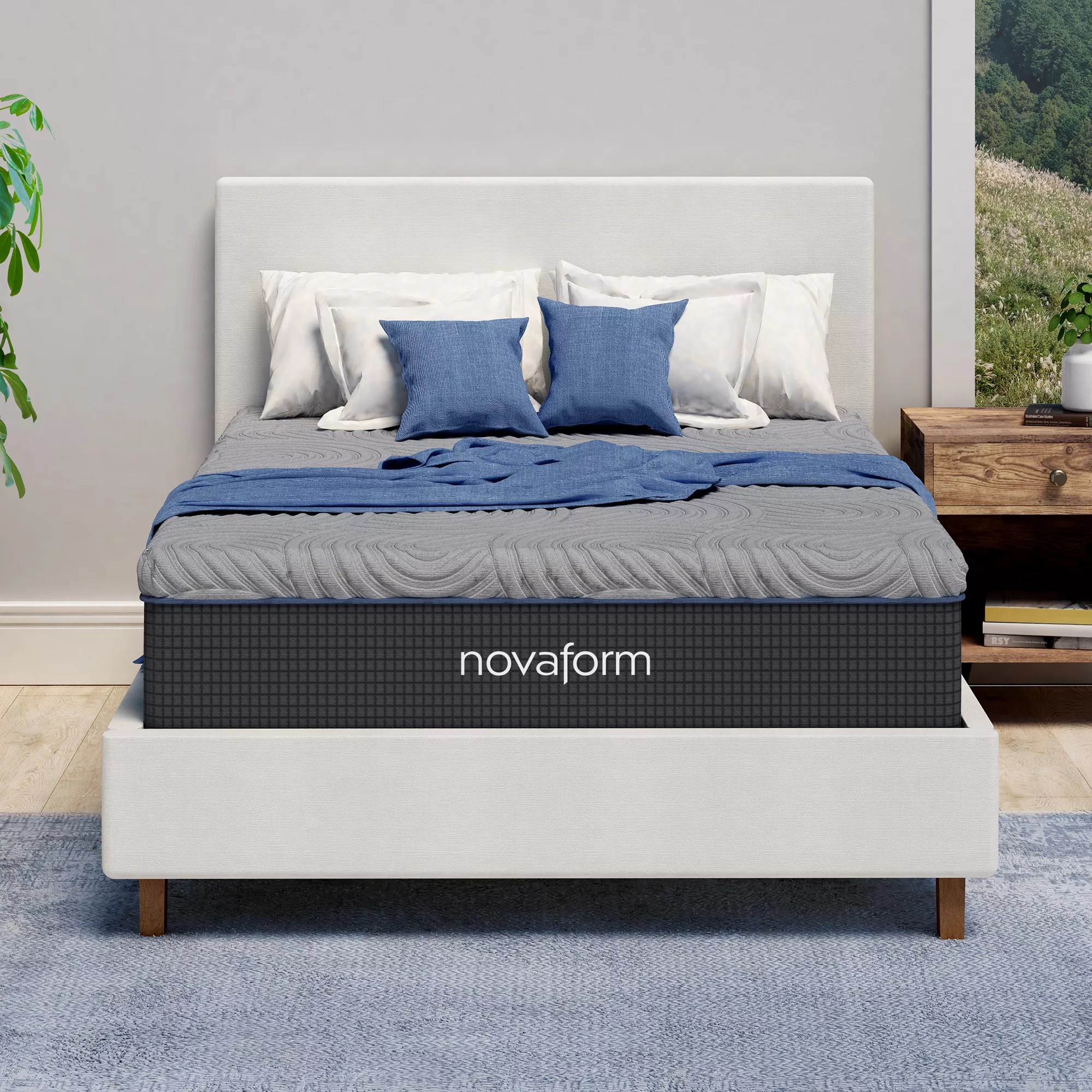 Novaform 12" Queen Cooling Gel Memory Foam Mattress BJ's Wholesale Club
