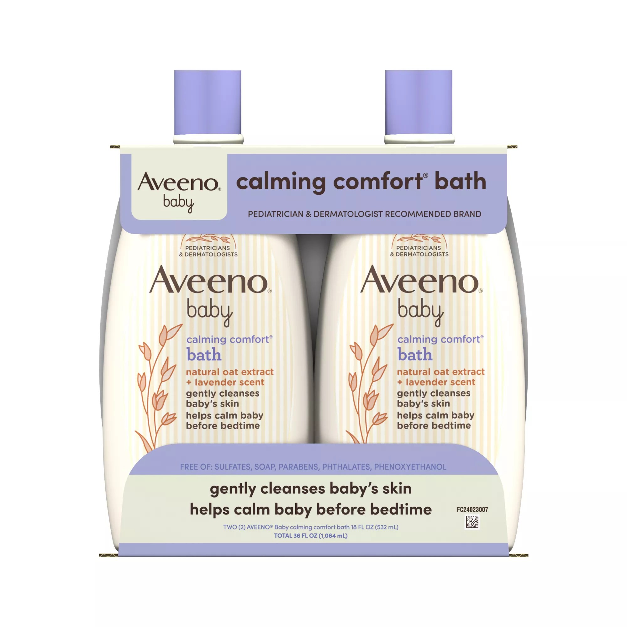 Aveeno Baby Calming Comfort Bath Wash 2 Pk. BJs Wholesale Club BJ's