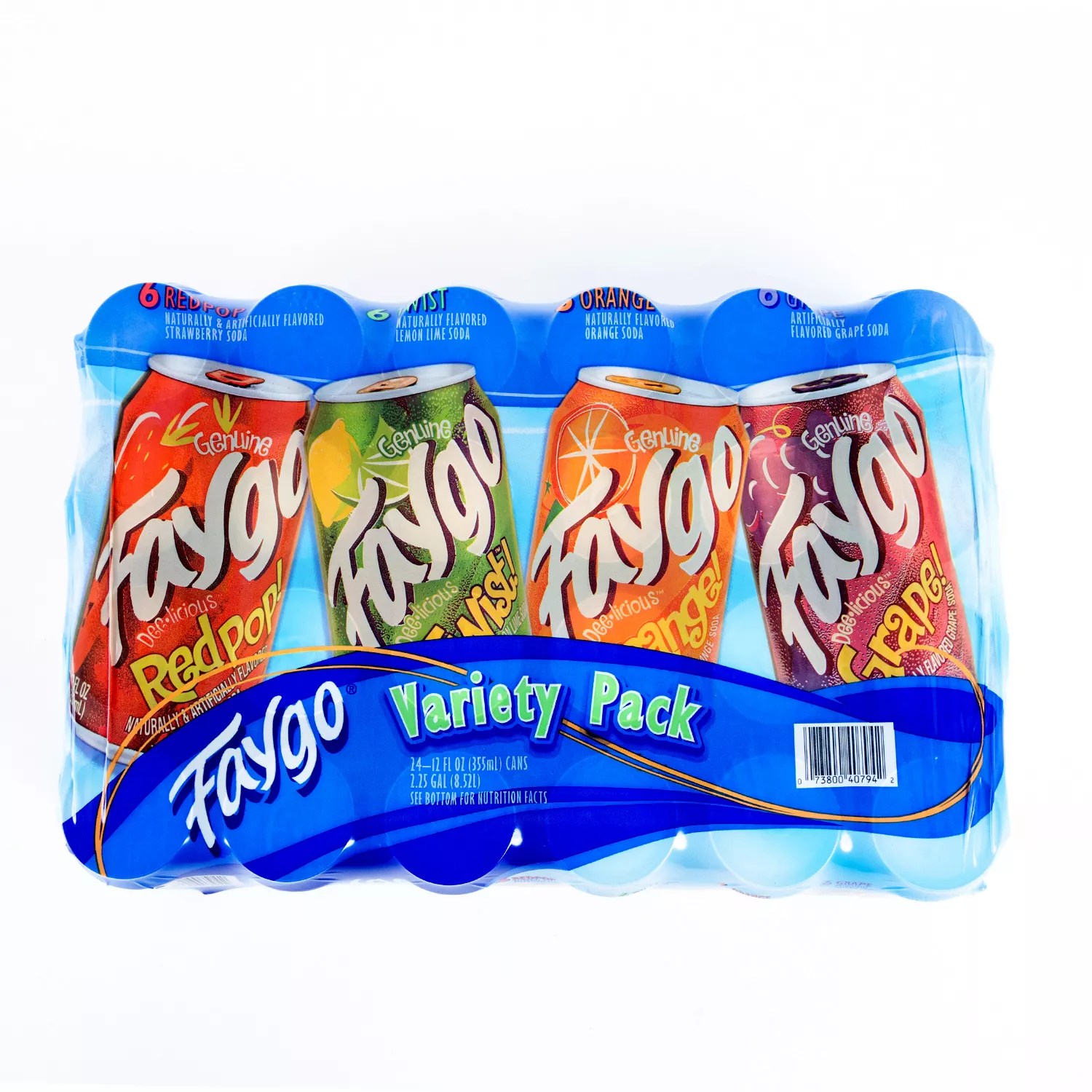 Faygo Soda Variety Pack, 24 ct./12 oz. cans BJs Wholesale Club