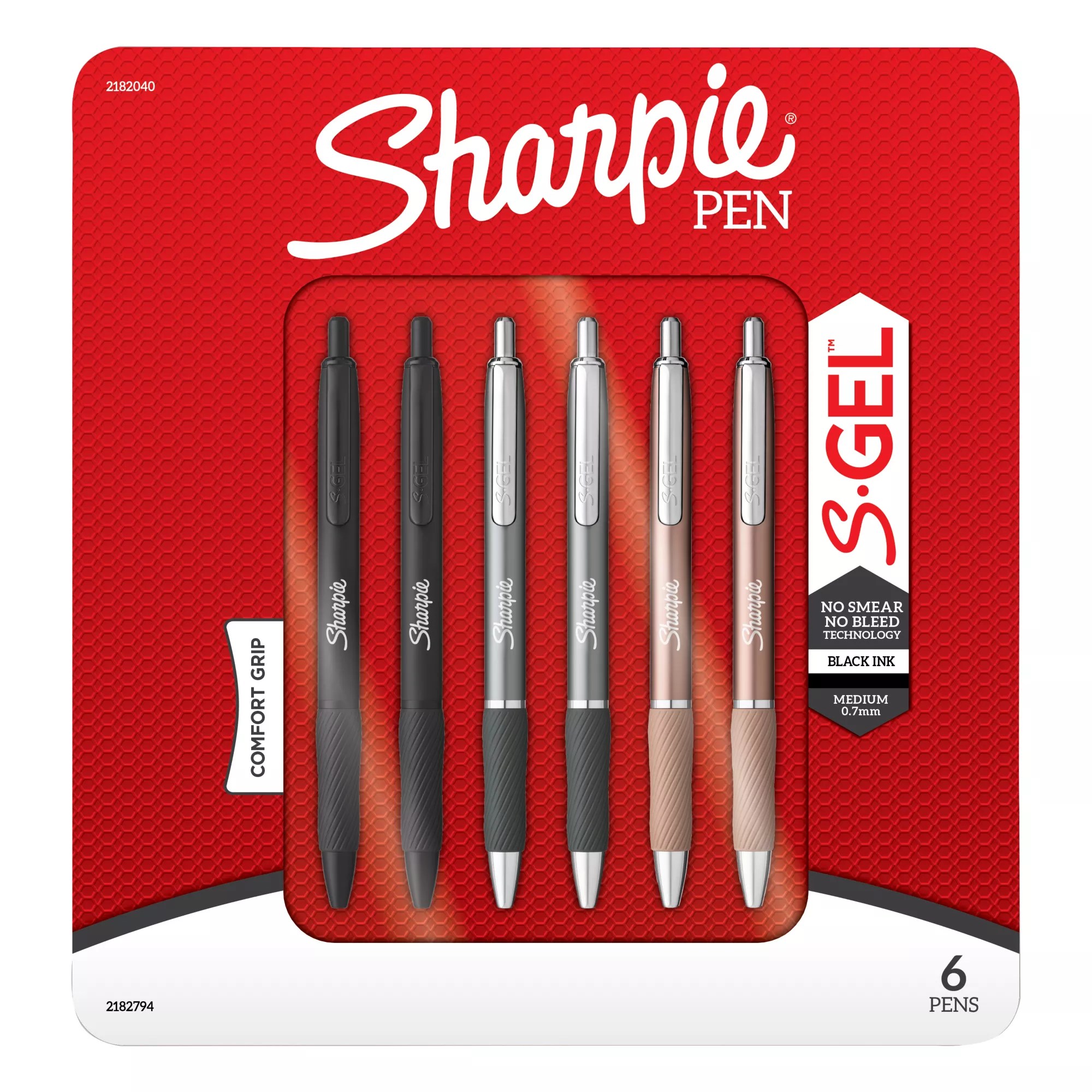Sharpie SGel Pens, 6 ct. Black Ink, Assorted Colors BJ's Wholesale