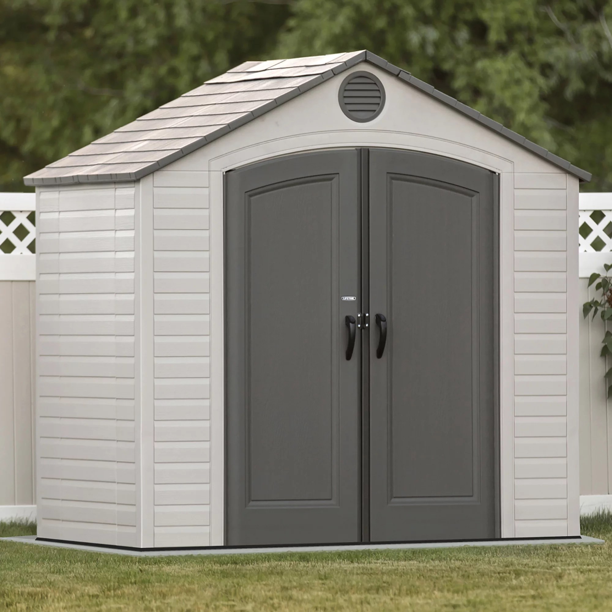 Lifetime 8' x 5' Outdoor Storage Shed BJ's Wholesale Club