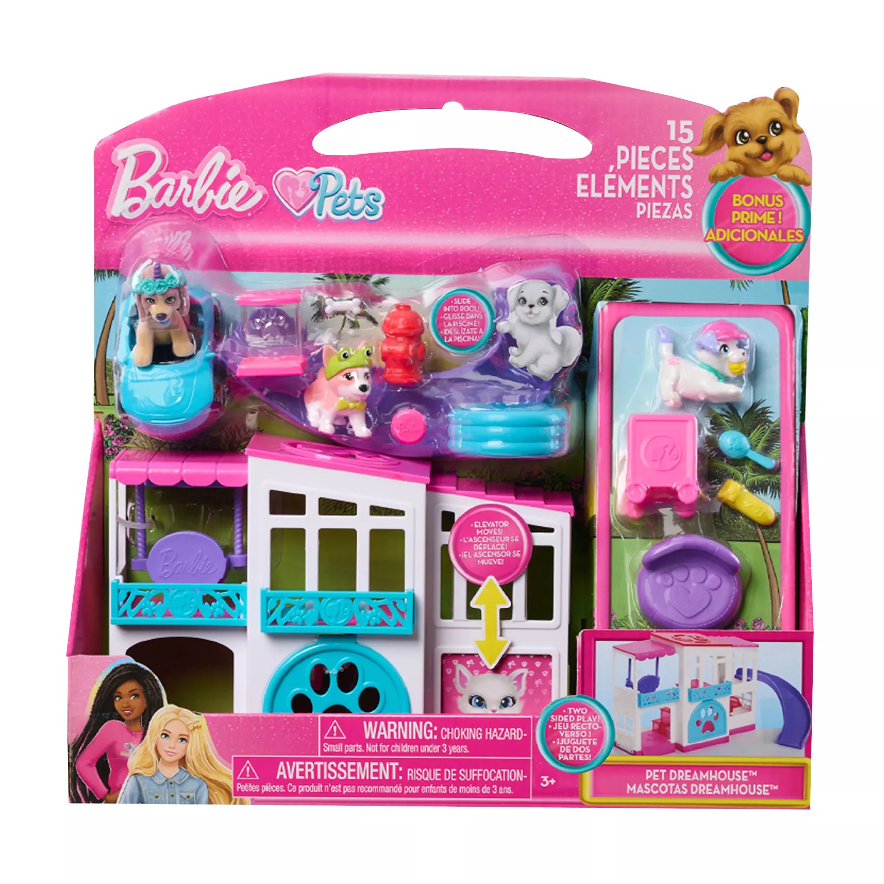 Barbie Pets Dreamhouse Figures and Playset, 14 pcs. BJ's Wholesale Club