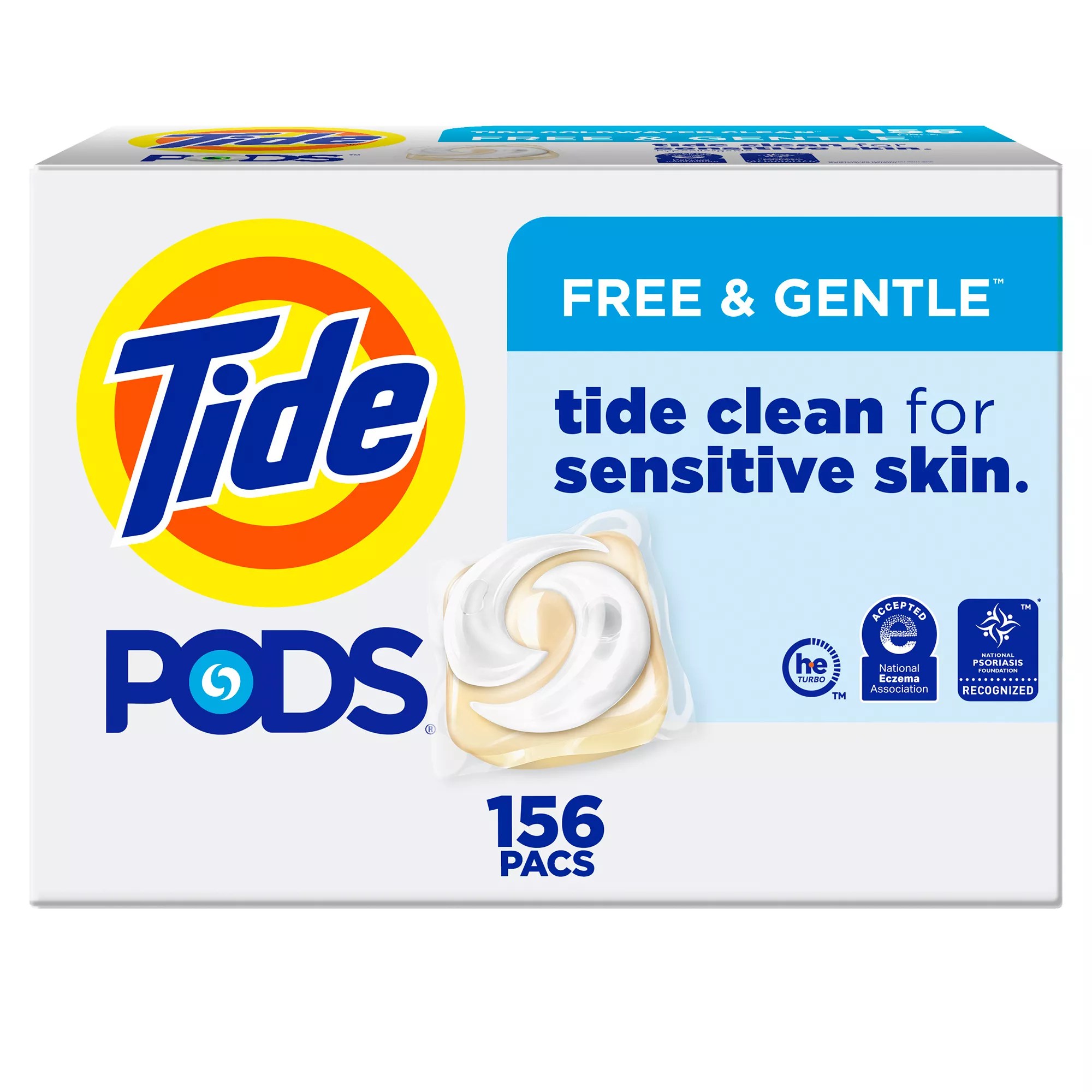 Tide PODS Liquid Laundry Detergent Pacs, Clean Breeze, 16, 58 OFF