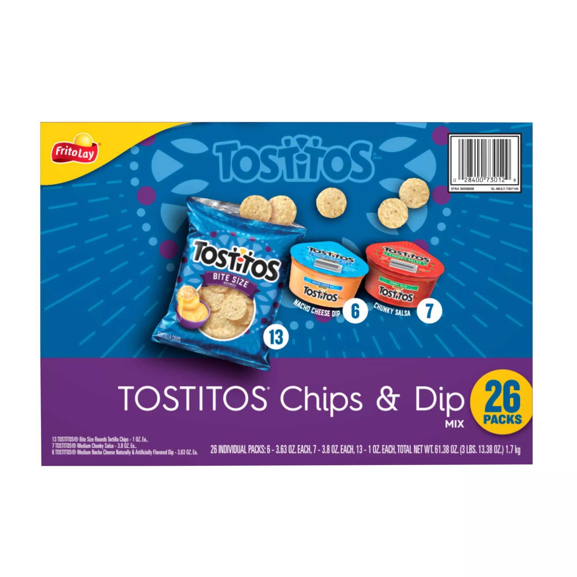 Tostitos Mix Tortilla Chips, Queso, and Salsa Variety Pack BJ's