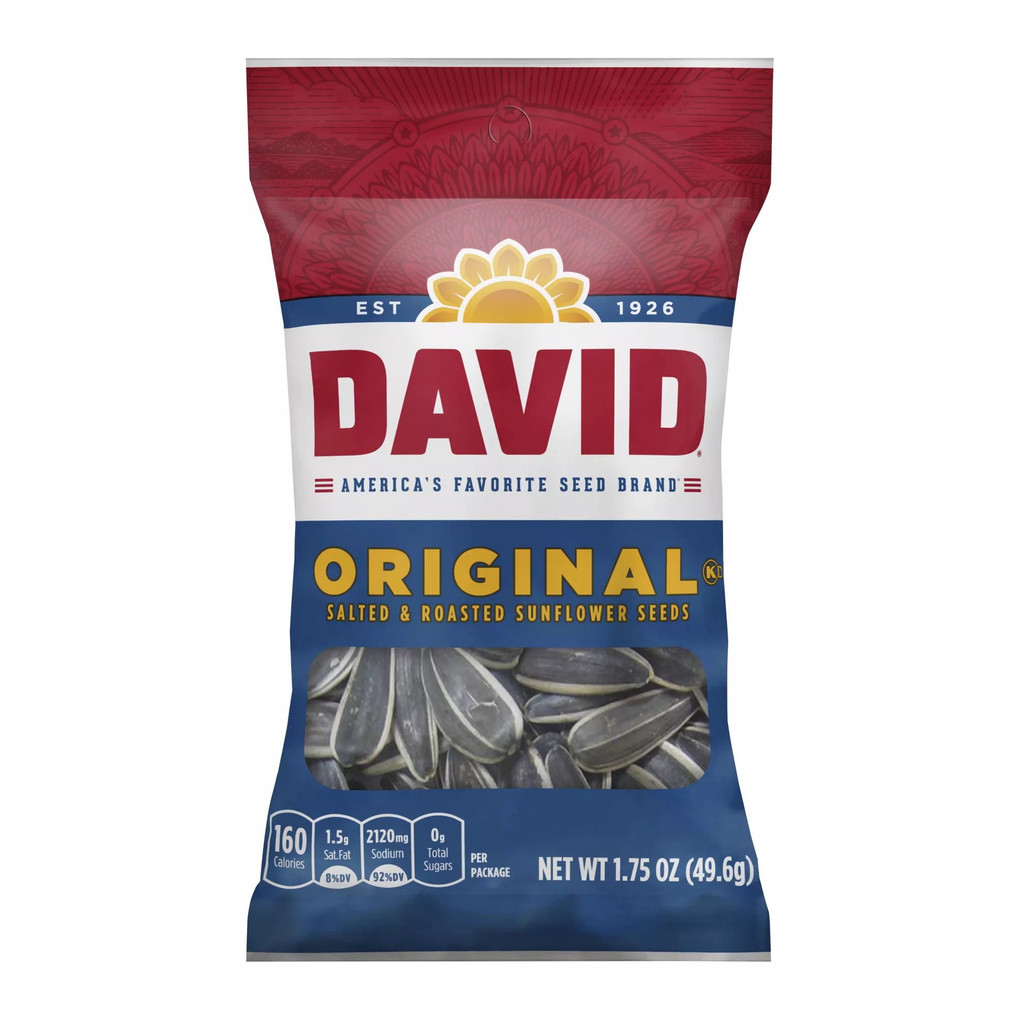 David Sunflower Seeds Bag