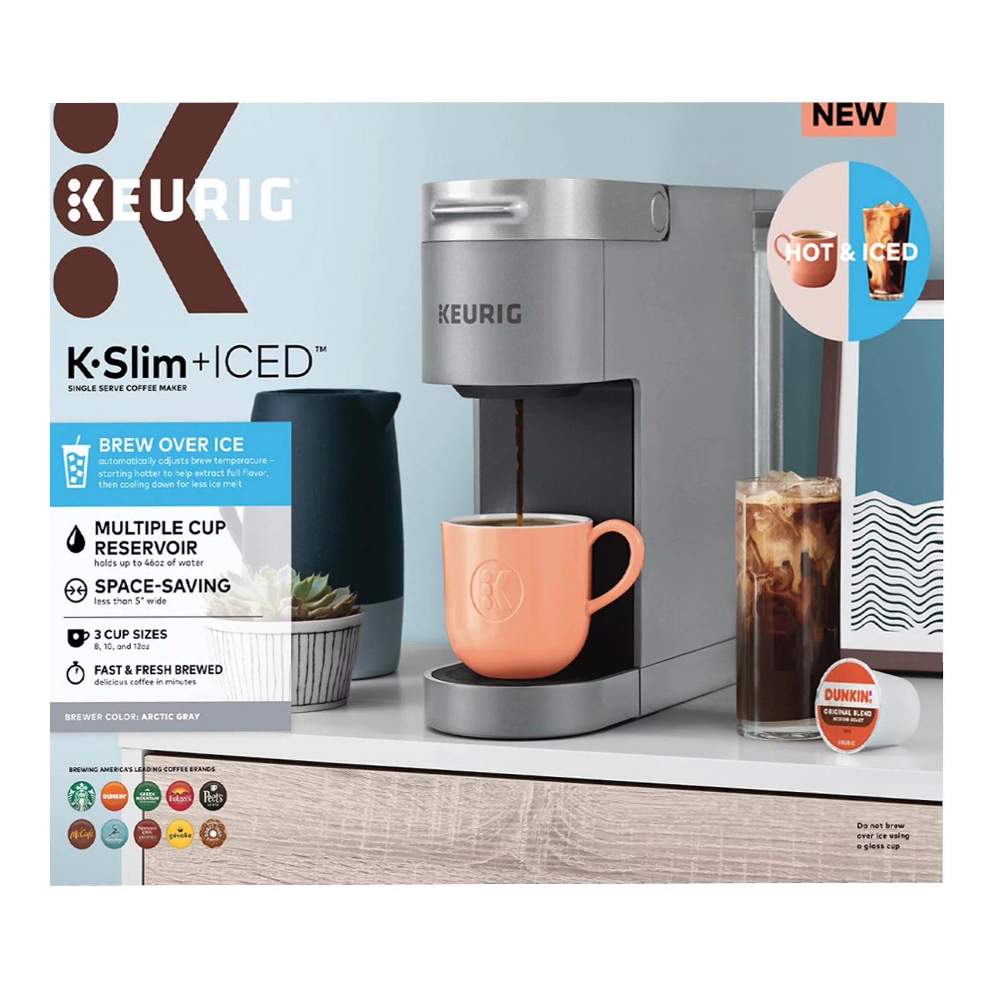 Keurig KIced Single Serve Coffee Maker, Arctic Gray BJ's Wholesale Club