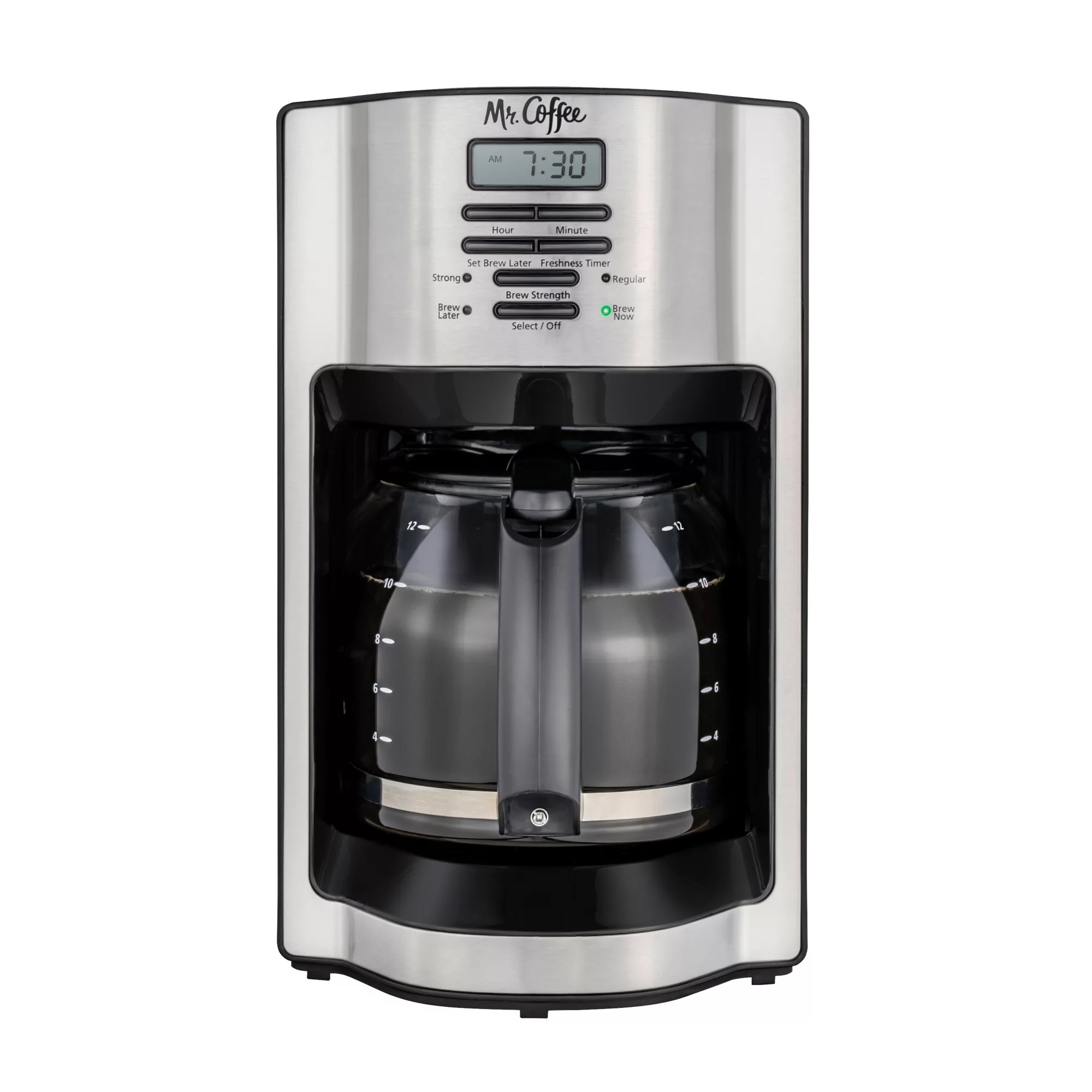 Mr. Coffee 12Cup Programmable Coffee Maker, Stainless Steel BJ's