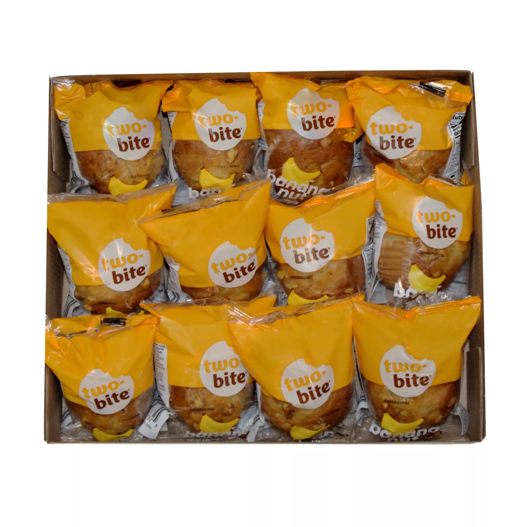Two Bite Banana Nut Individually Wrapped Muffins, 12 ct. BJ's Wholesale Club