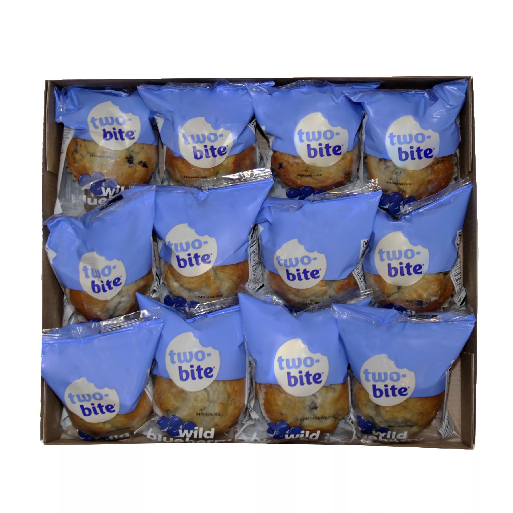 Two Bite Wild Blueberry Individually Wrapped Muffins,6 ct BJ's Wholesale Club