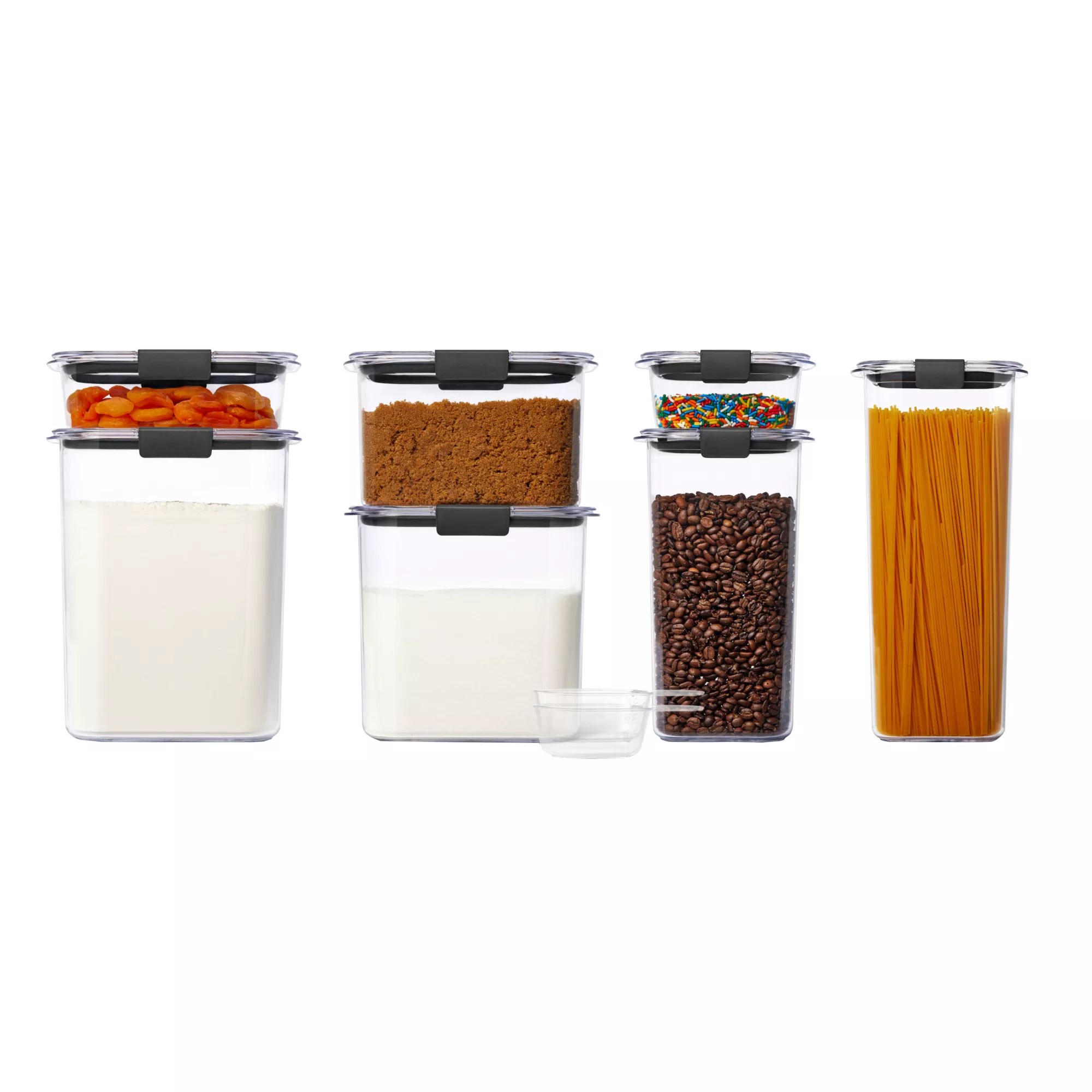 Price Slash Rubbermaid Brilliance 16 pc. Pantry Storage Set, rubbermaid