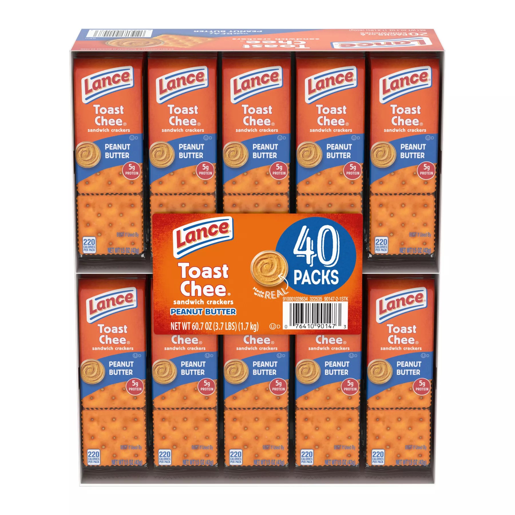 Lance Peanut Butter & Cheese Crackers BJ's Wholesale Club